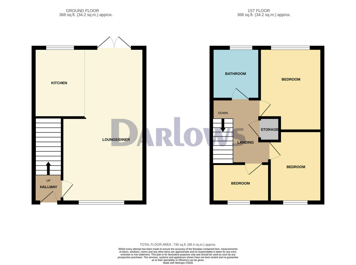 Llys Coed, Pontypridd floorplan