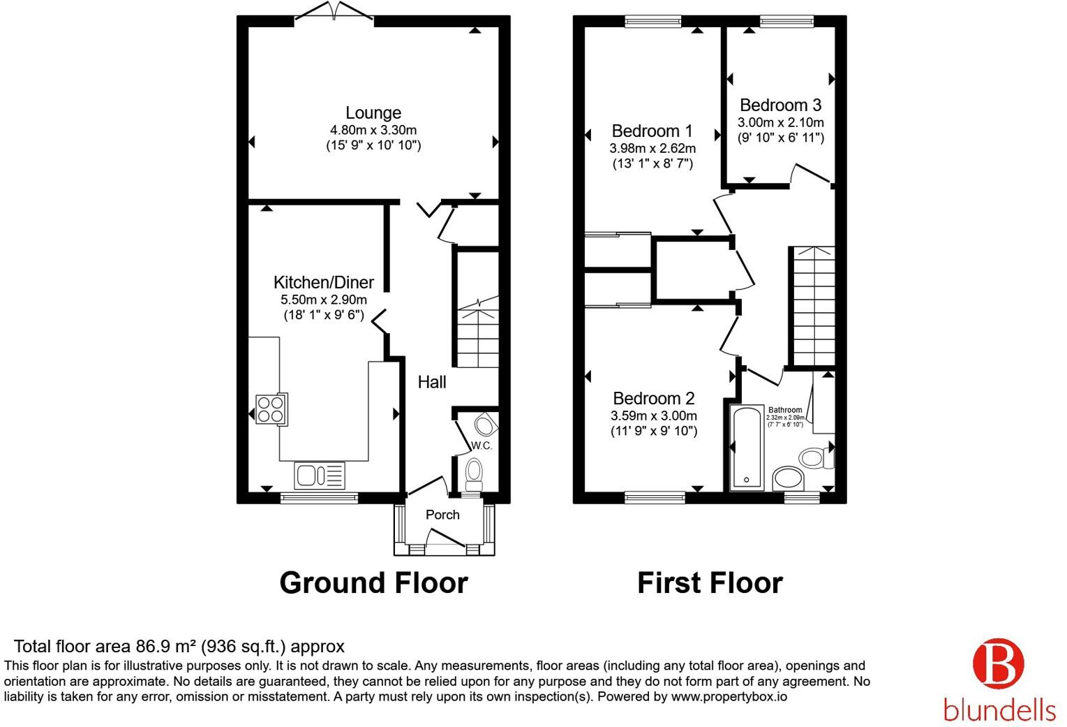 Scraith Wood Drive, Sheffield, S5 floorplan