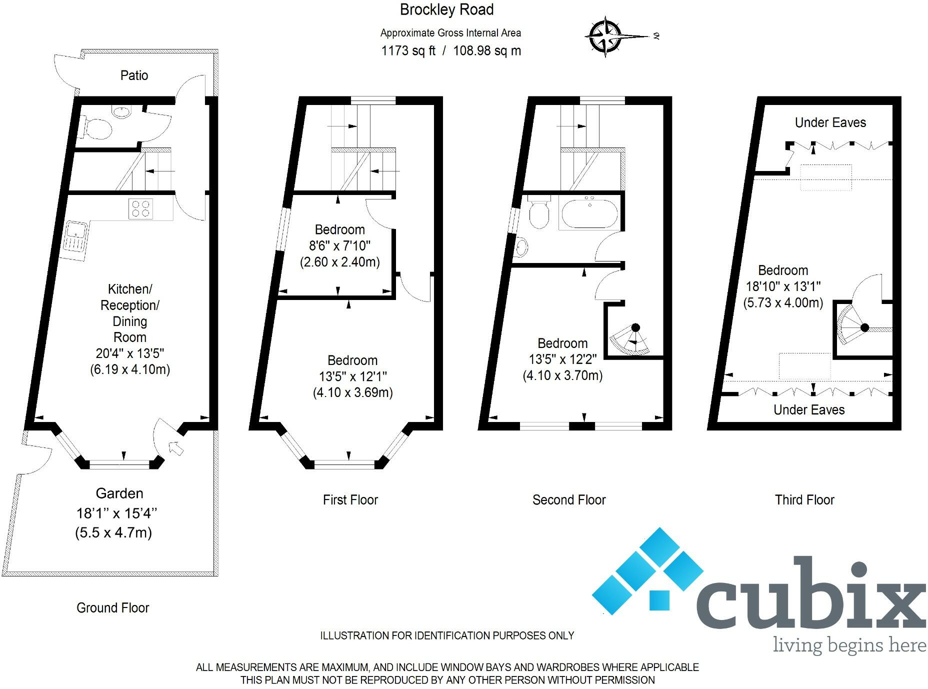 Brockley Road, London, SE4 floorplan