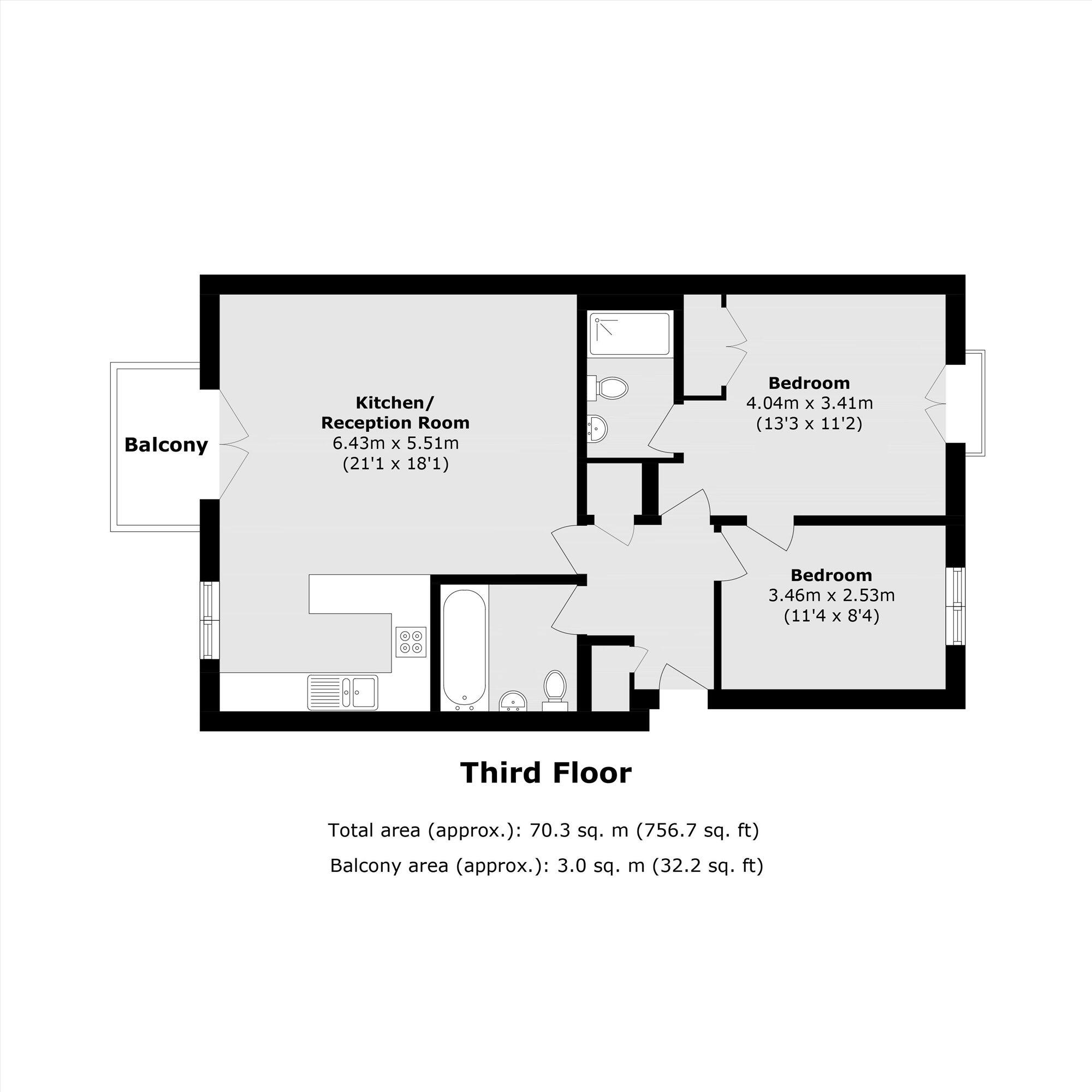 Swan Street, Borough floorplan
