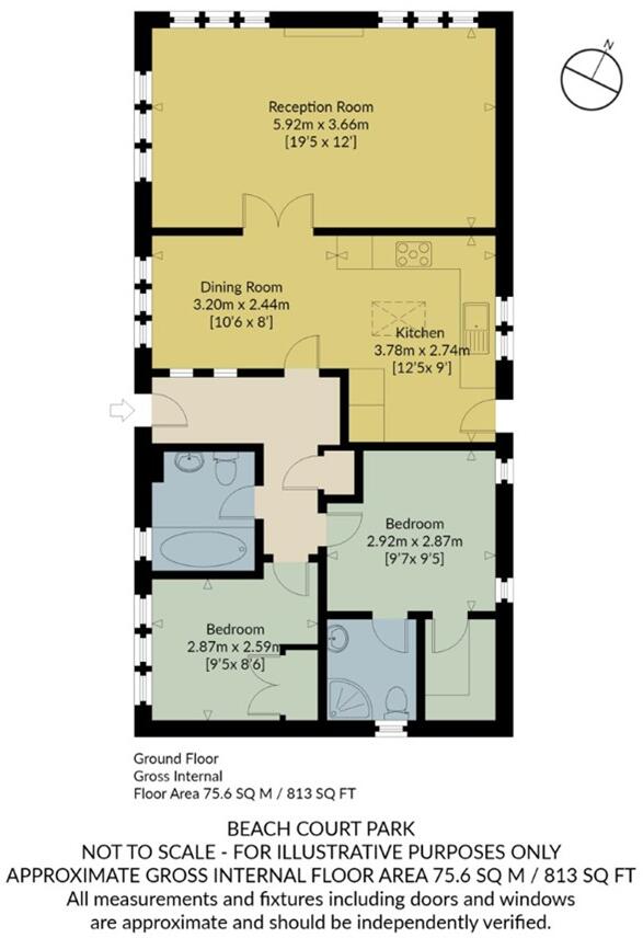 Beach Court Park, Faversham Road, Whitstable floorplan
