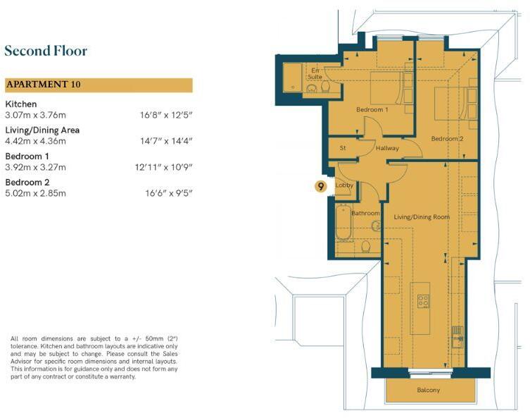 Apartment 10 Green Hedges, Westerham Road, Oxted floorplan