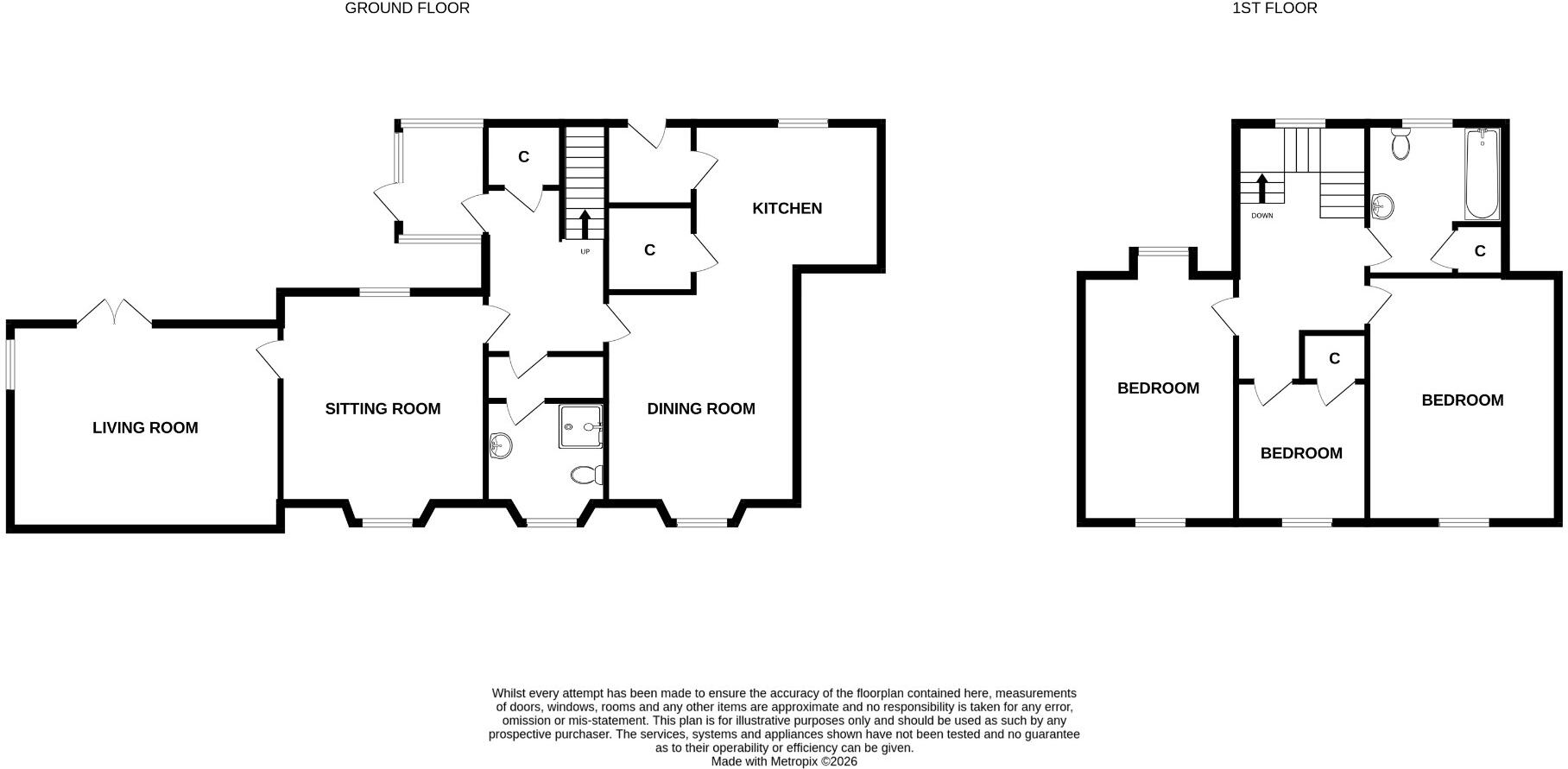 The Poplars, Upper King St, Tain, Ross-Shire, IV19 1AT floorplan