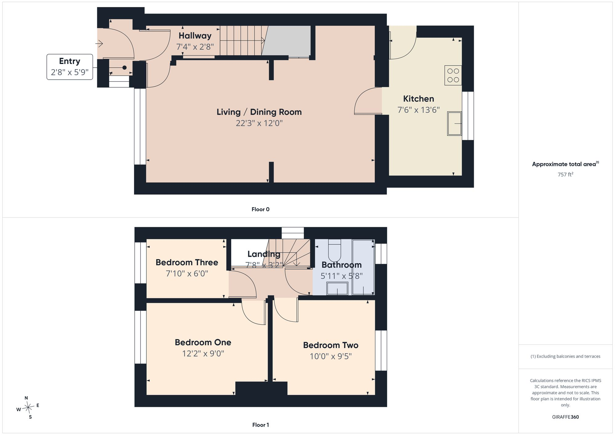 Kentwood Hill, Tilehurst, RG31 floorplan