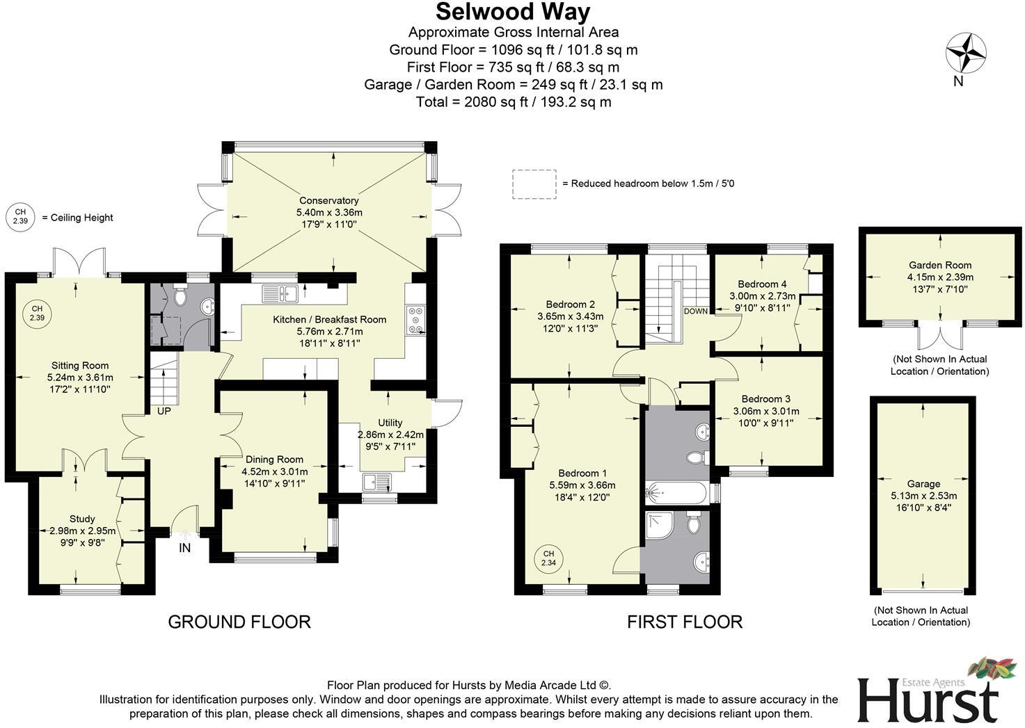 Selwood Way, Downley, High Wycombe floorplan
