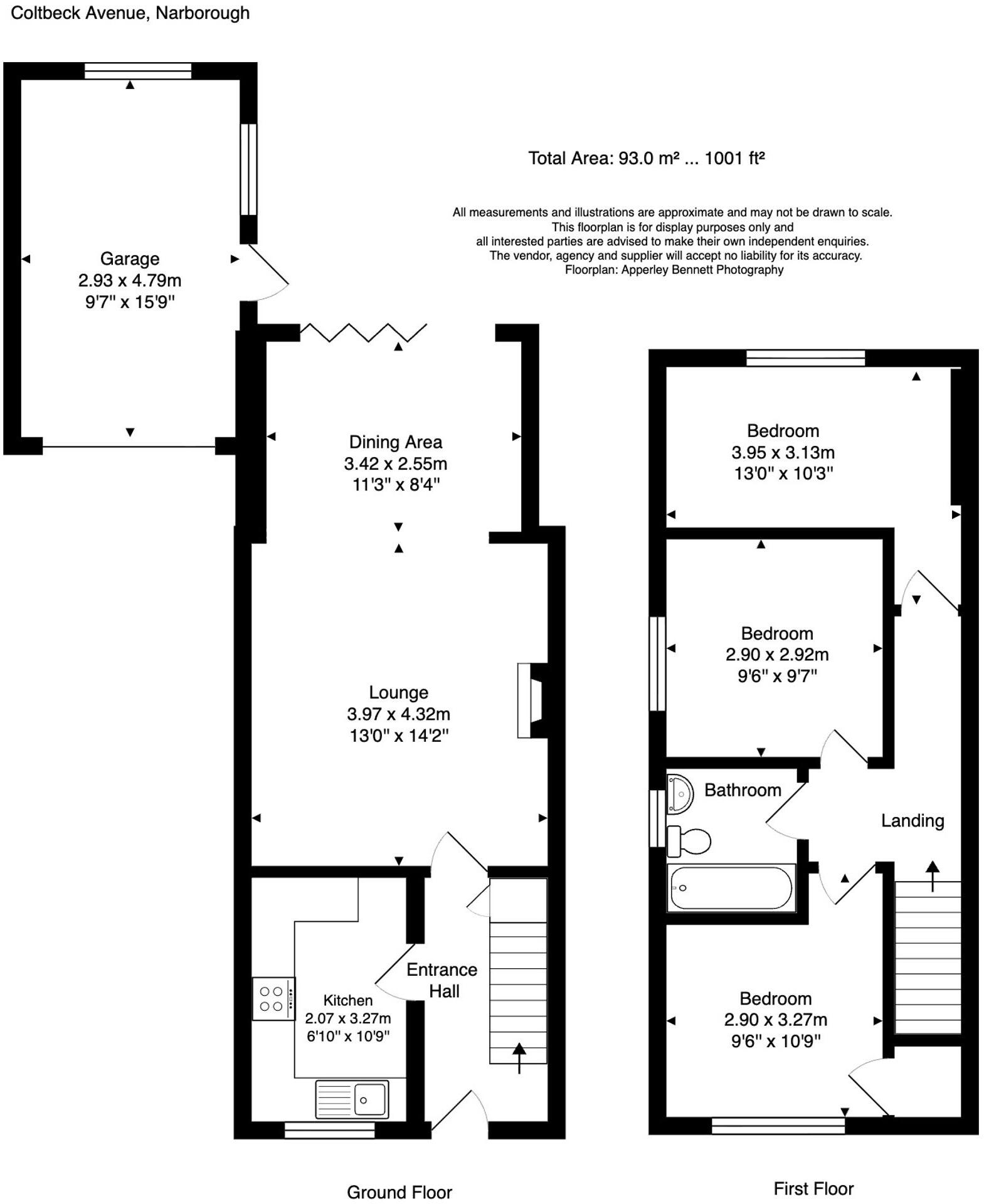 Coltbeck Avenue, Narborough, LE19 floorplan