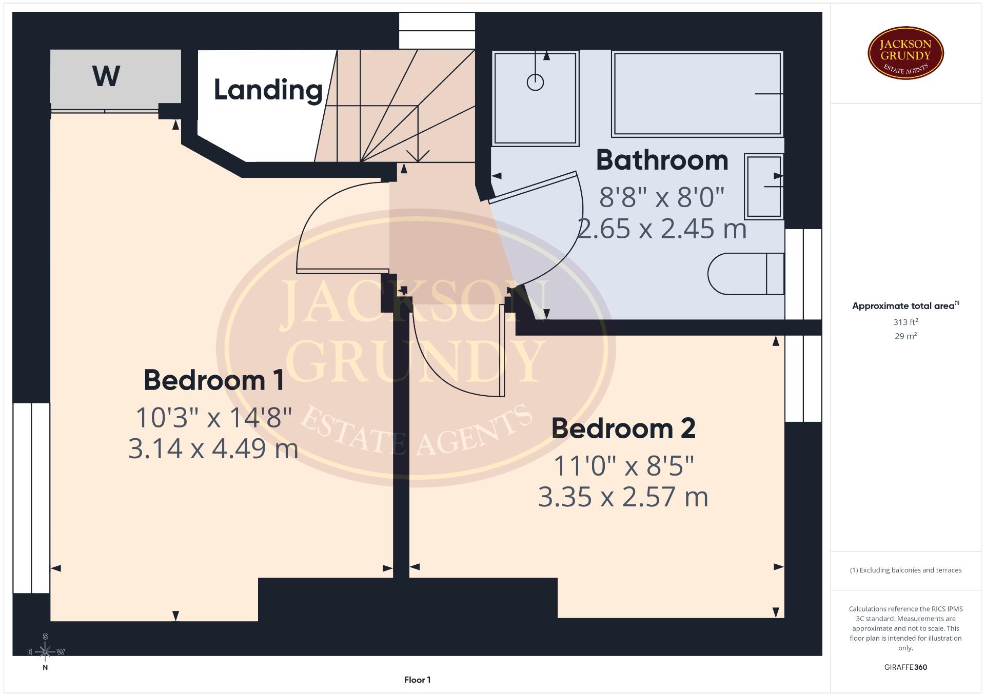 Claughton Road, Northampton, NN4 8AF floorplan