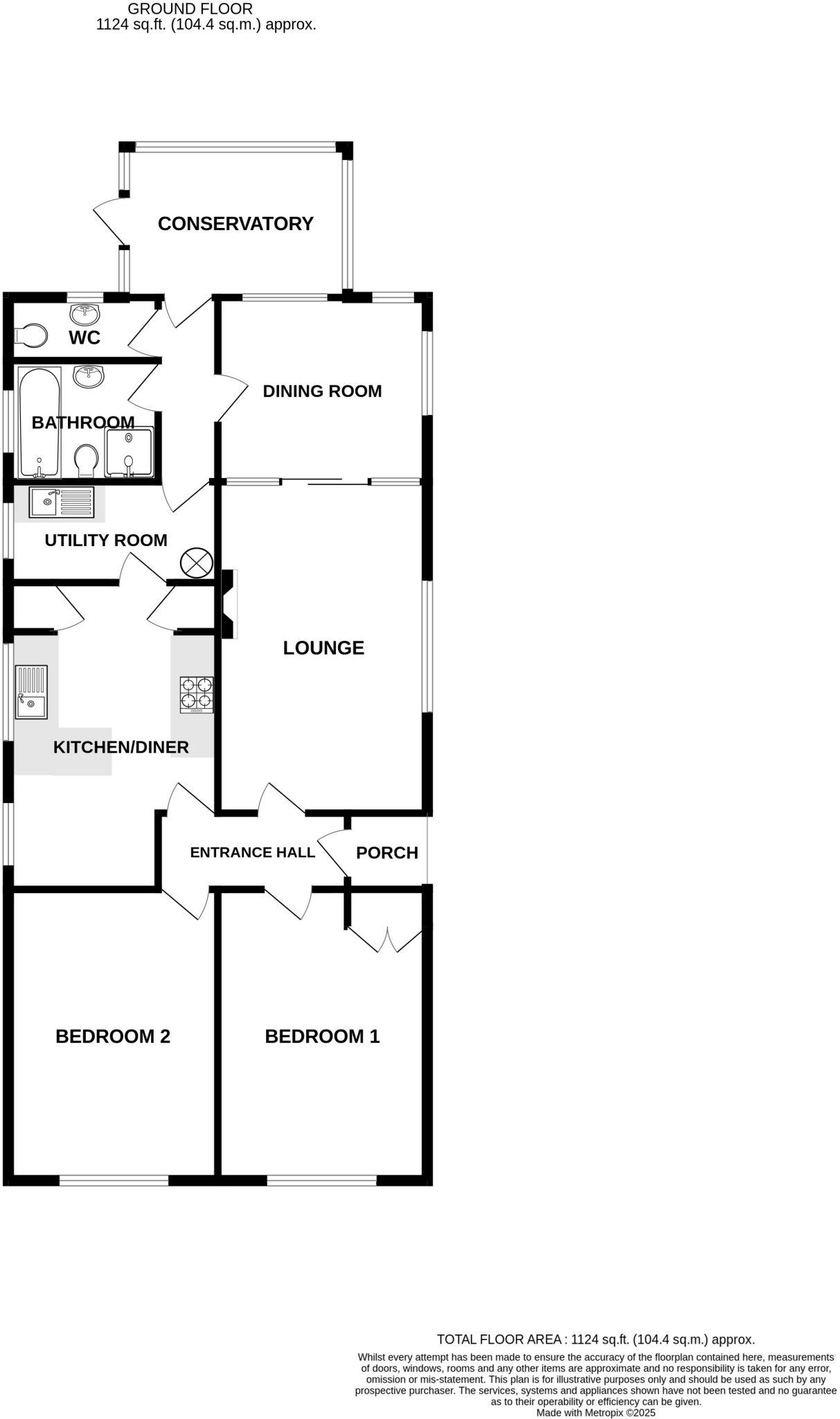 D'arcy Road, Tolleshunt Knights floorplan