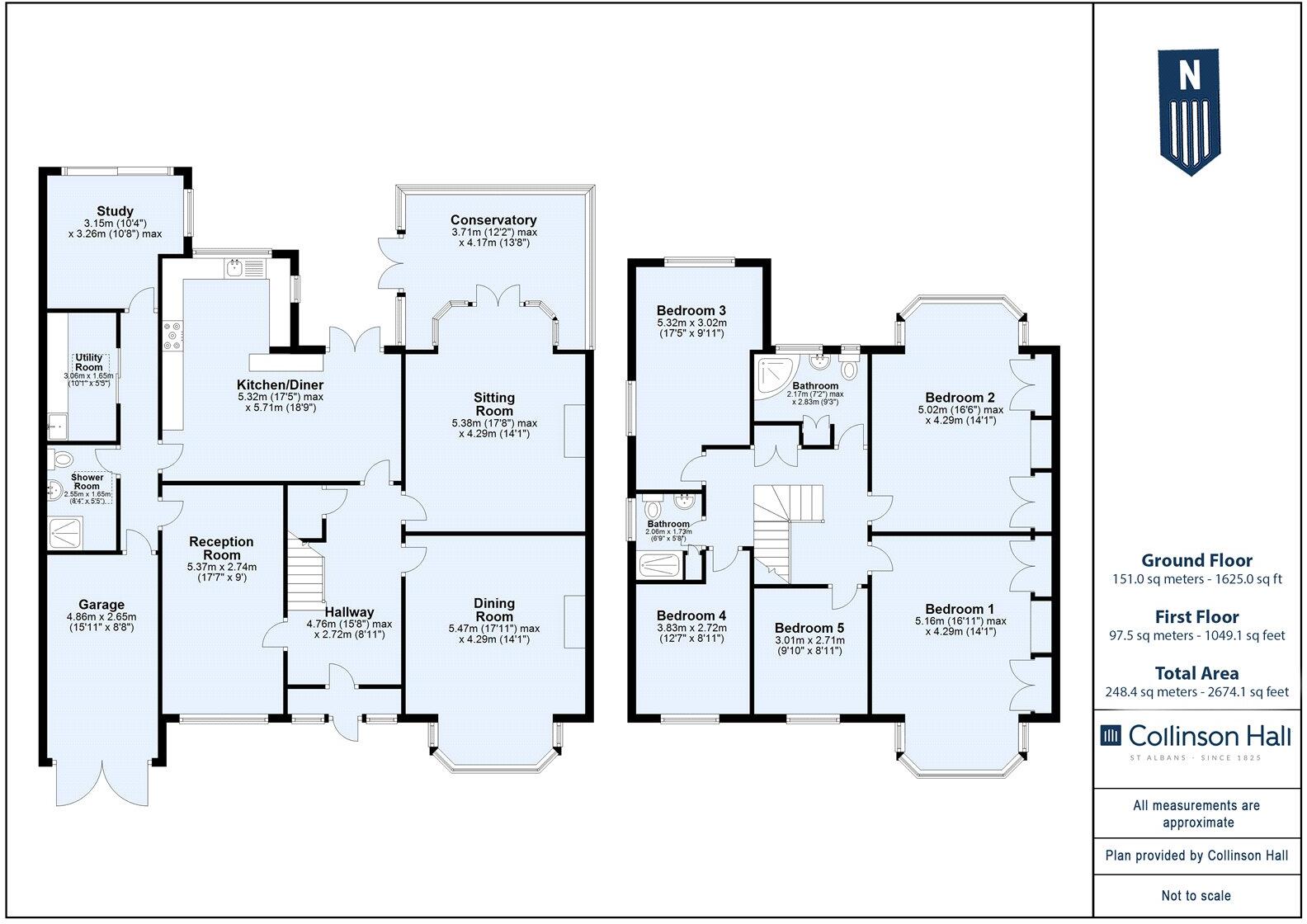 Jennings Road, St Albans, Hertfordshire, AL1 floorplan