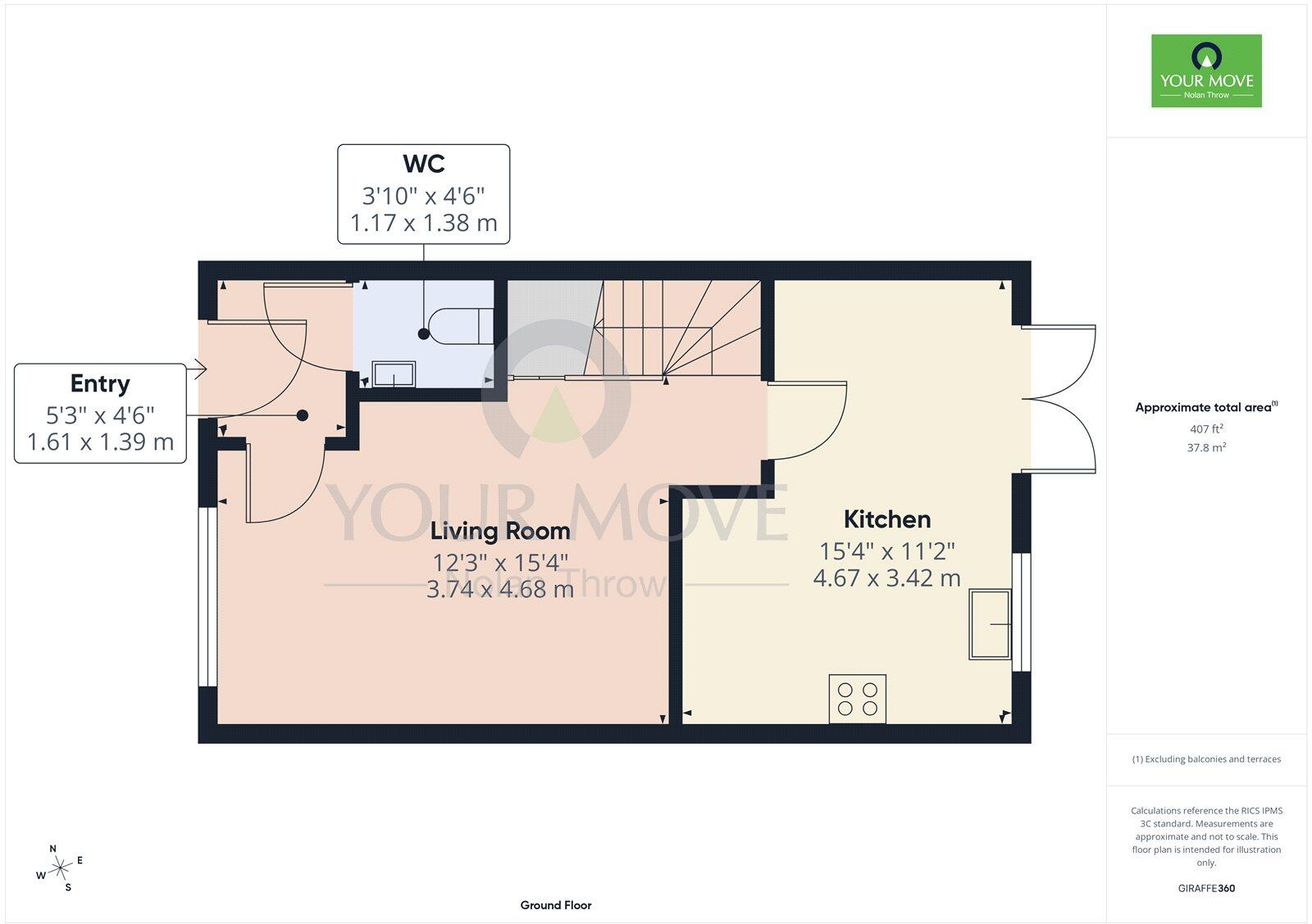 Bective Close, Northampton, Northamptonshire, NN2 floorplan