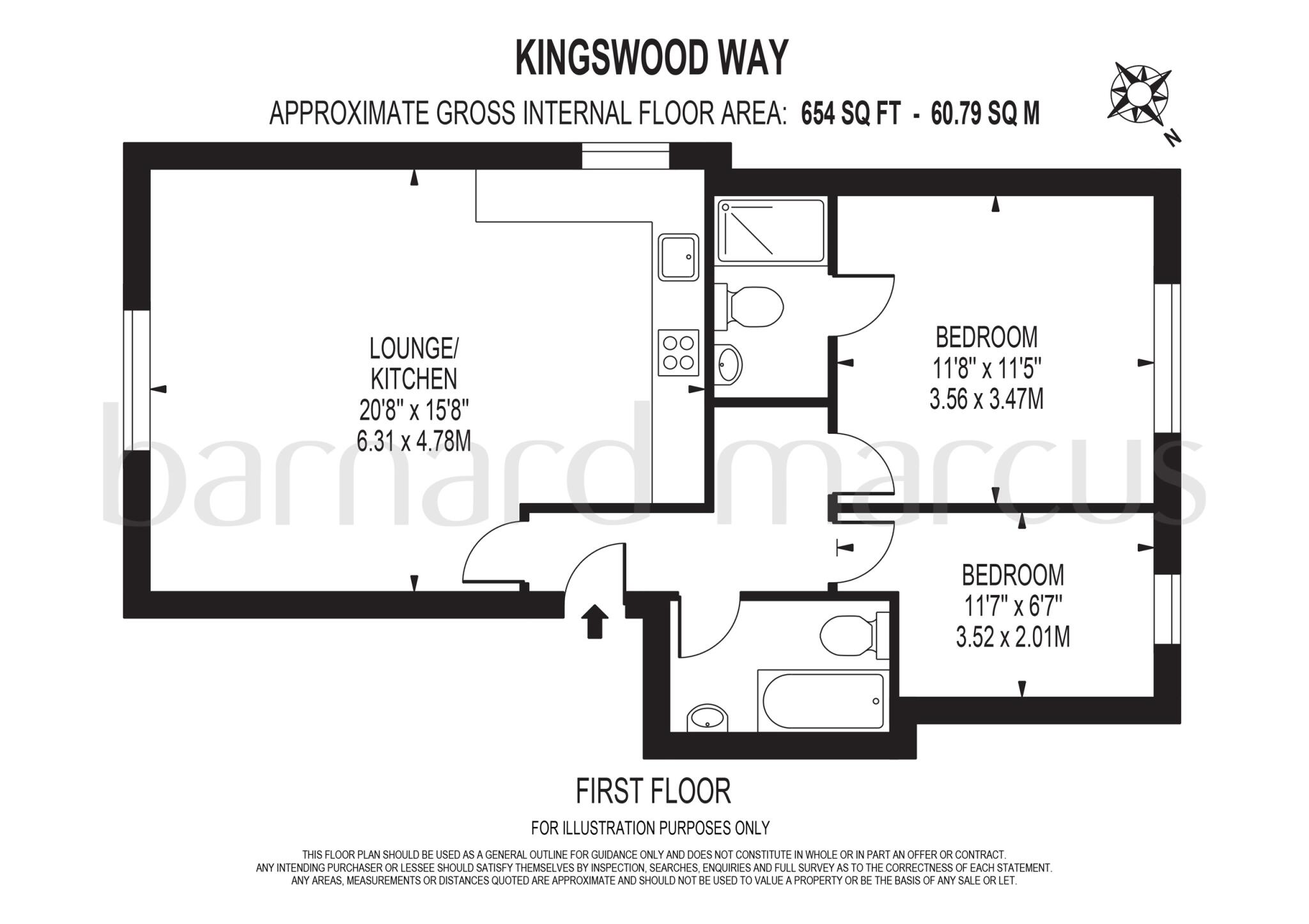 Kingswood Way, South Croydon floorplan