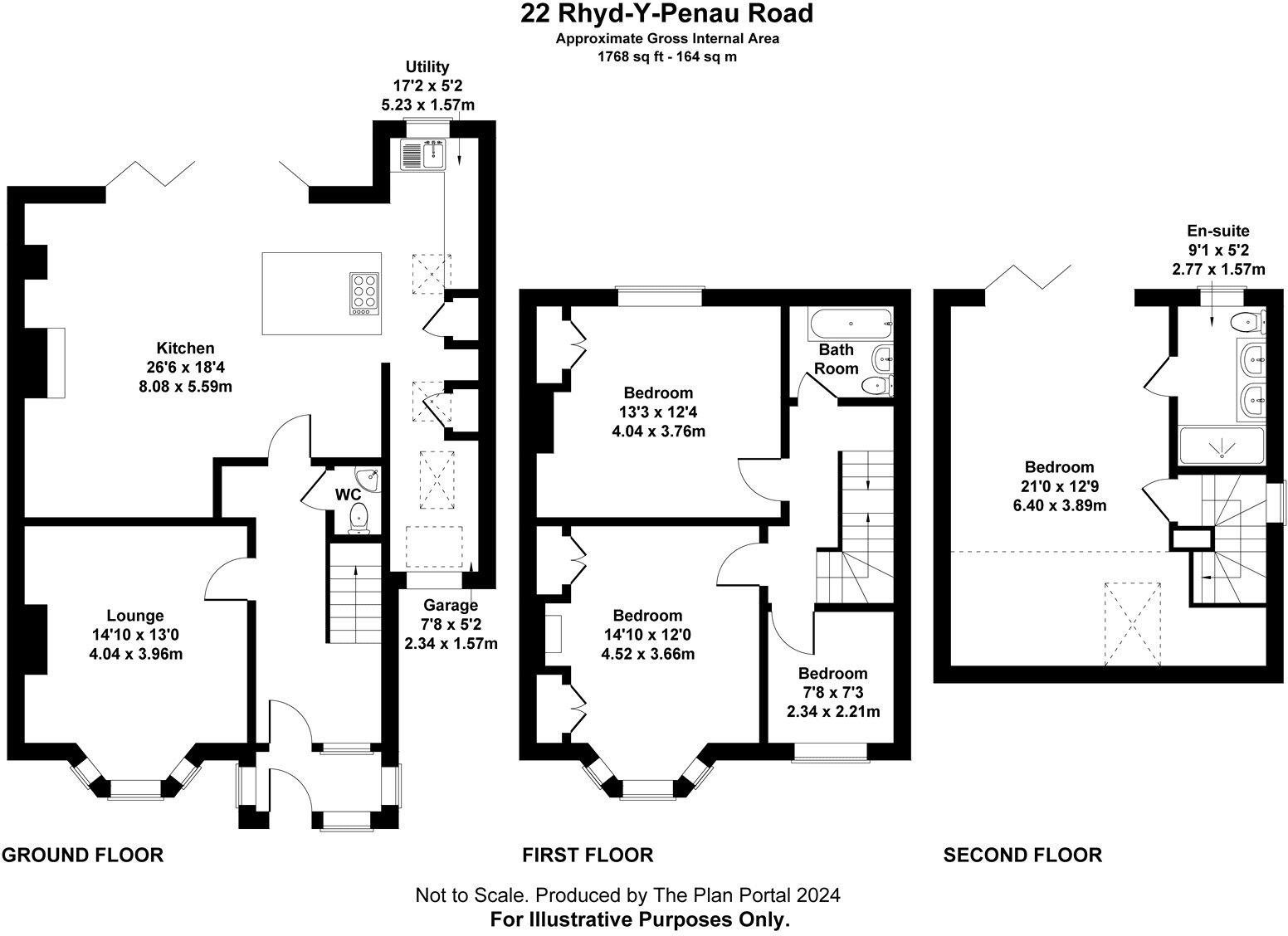 Rhydypenau Road, Cyncoed, Cardiff, CF23 floorplan