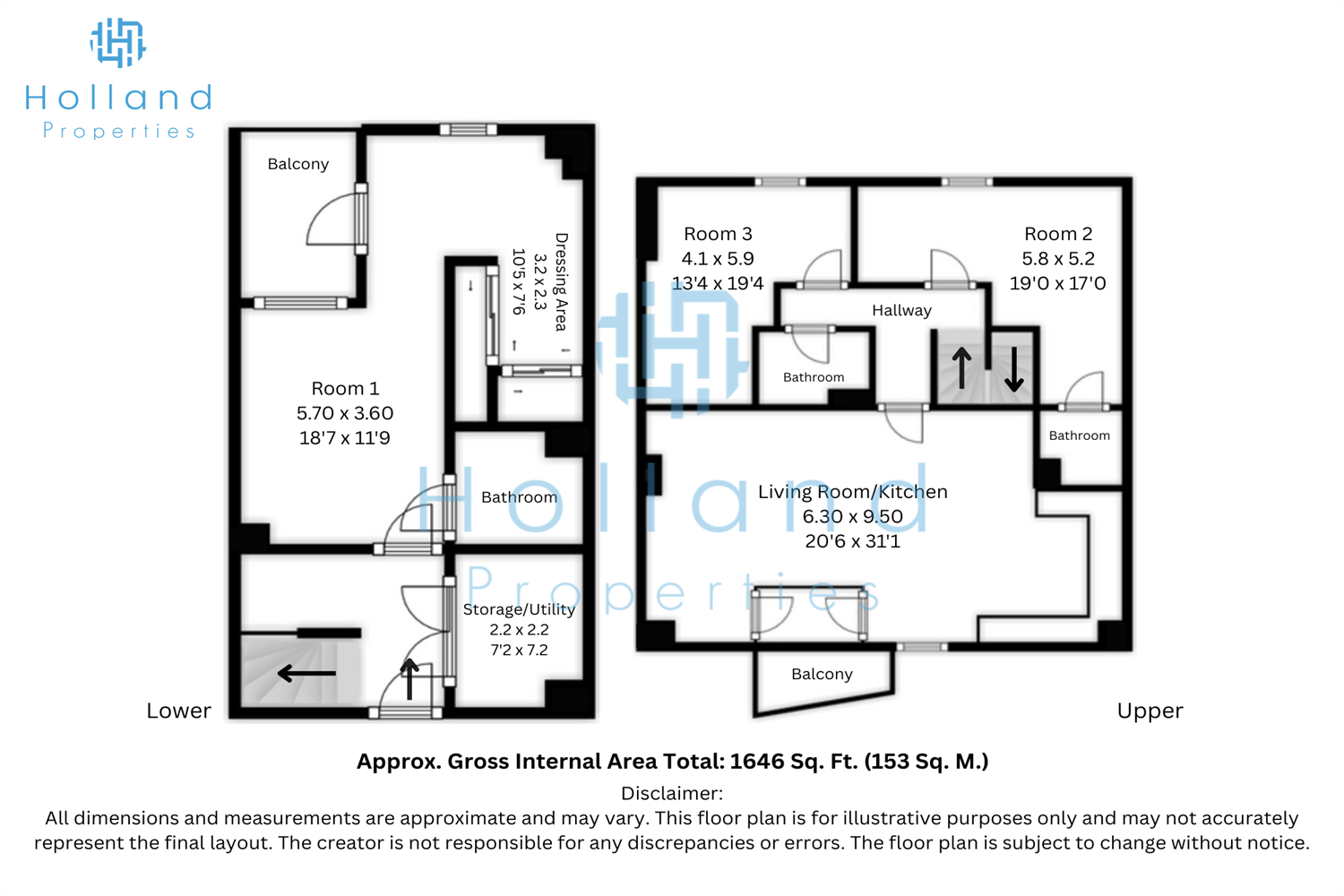 Rope Court, E14 floorplan