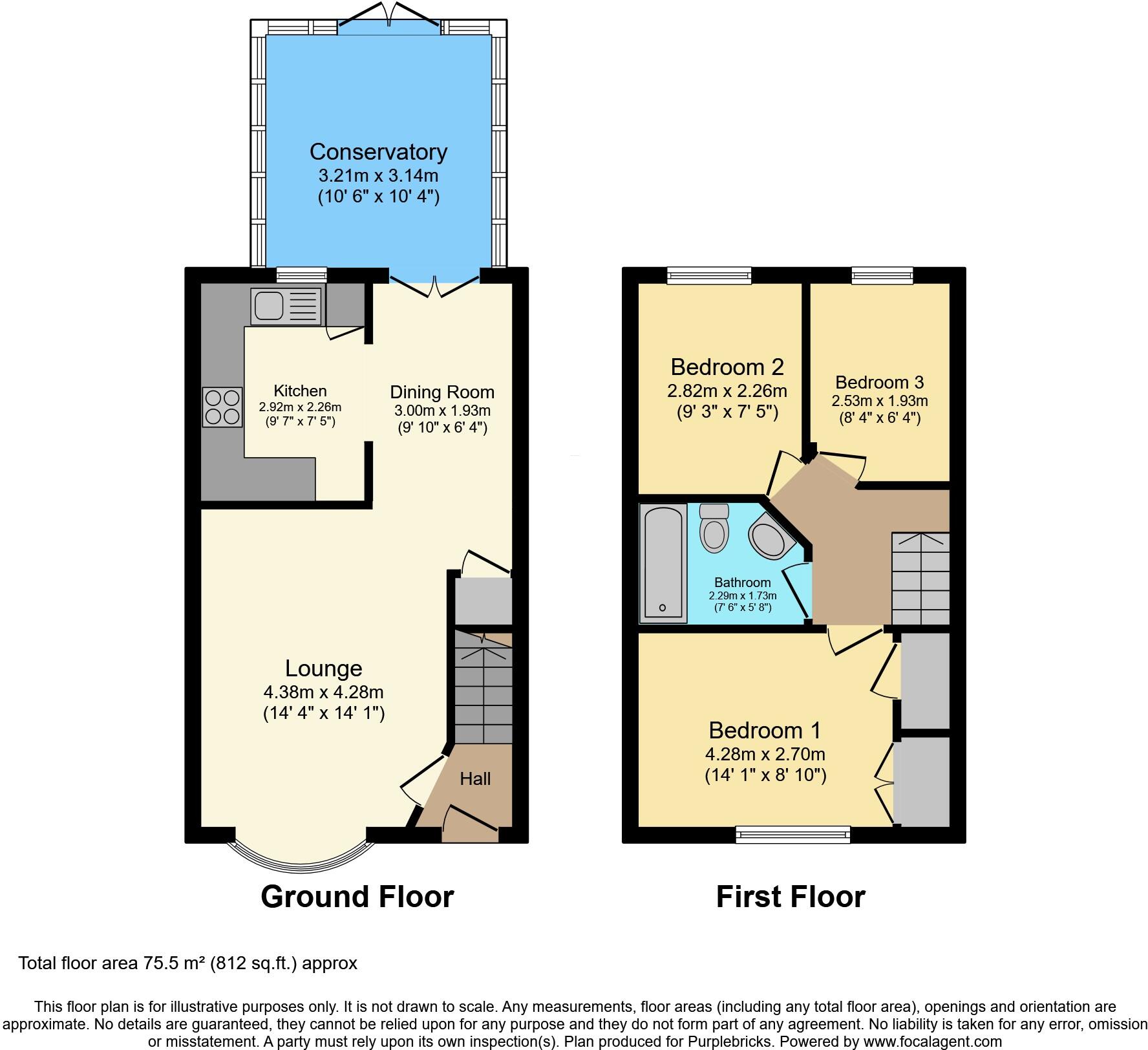 Gallimore Close, Stoke-on-Trent, ST6 floorplan