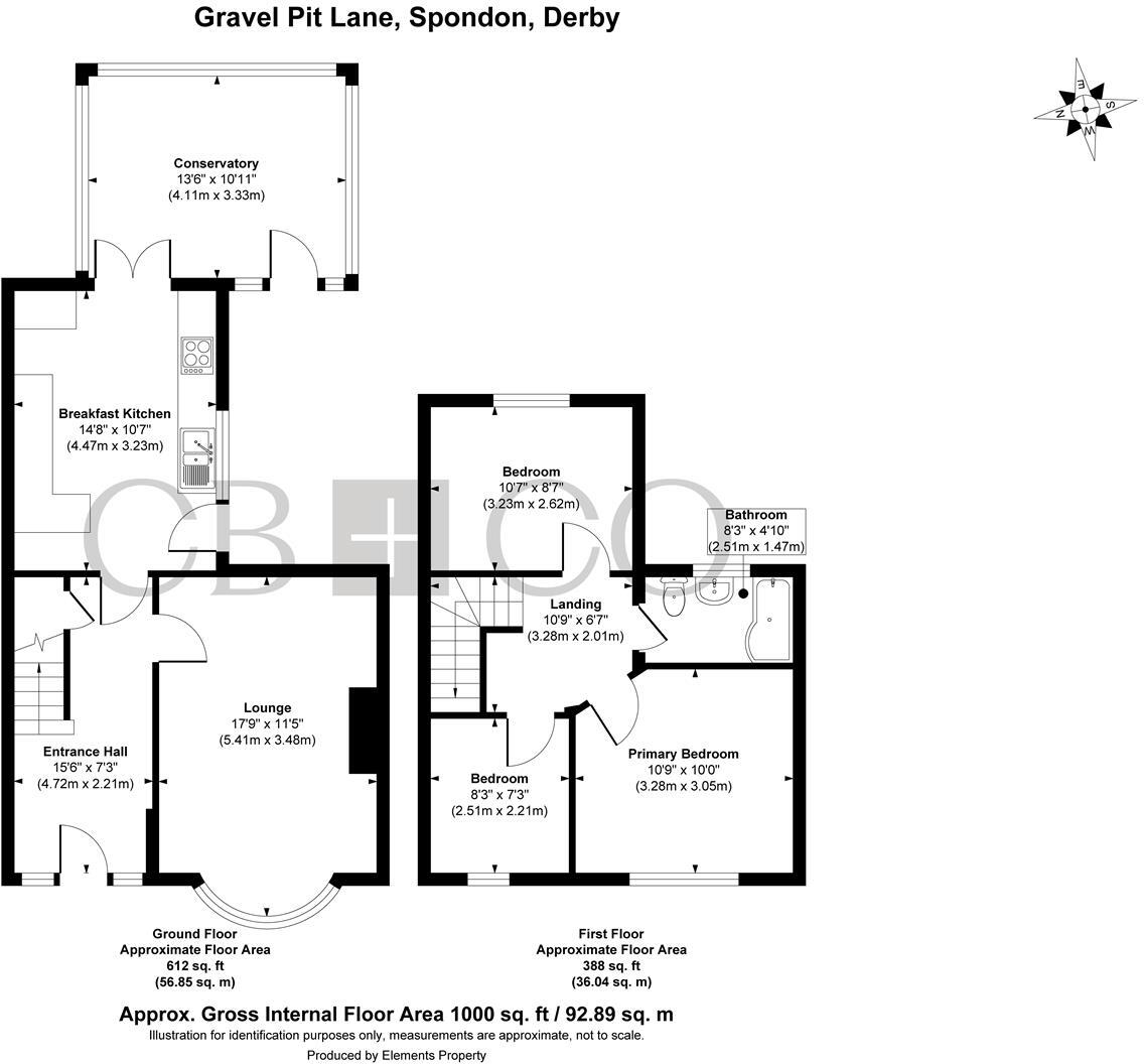 Gravel Pit Lane, Spondon, Derby floorplan