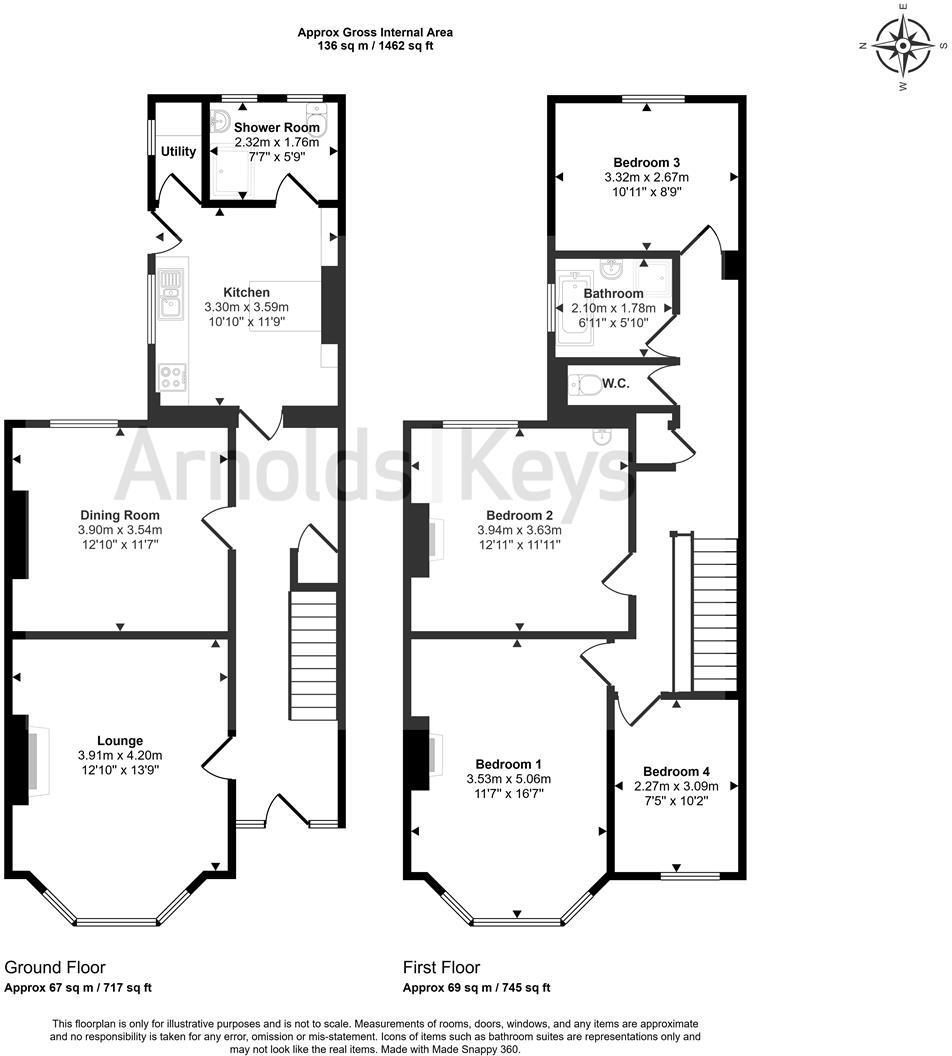 Augusta Street, Sheringham floorplan