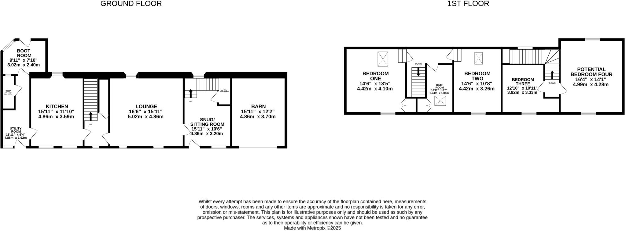 Llawr-y-Glyn, Caersws, Powys floorplan