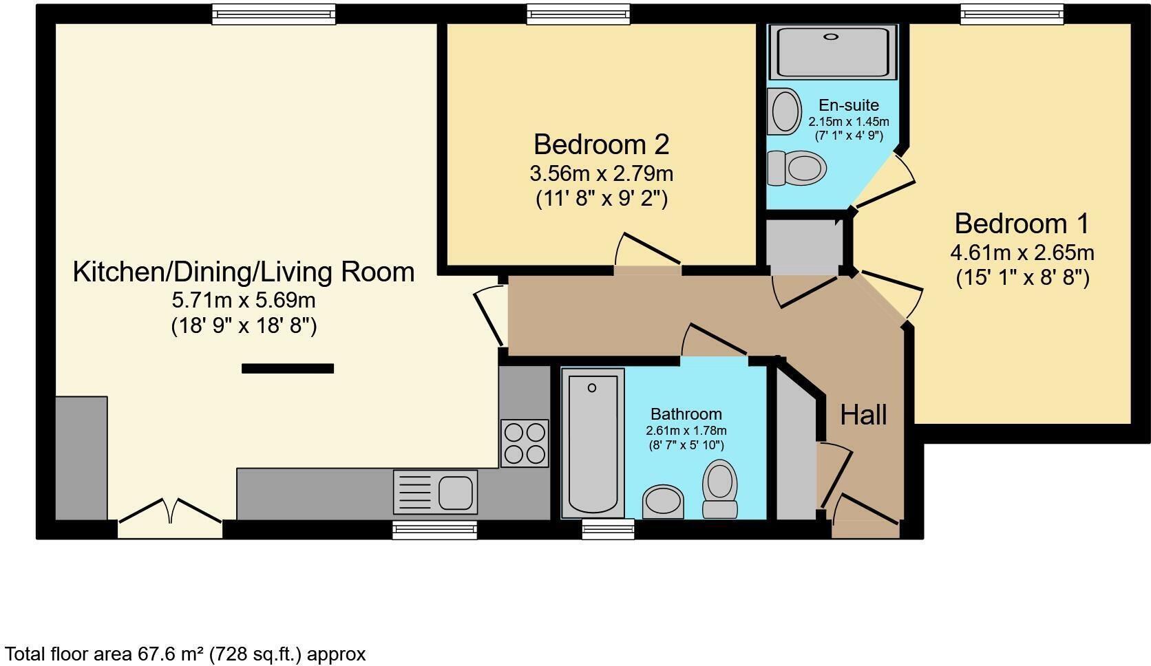 George Stephenson Drive, Darlington floorplan