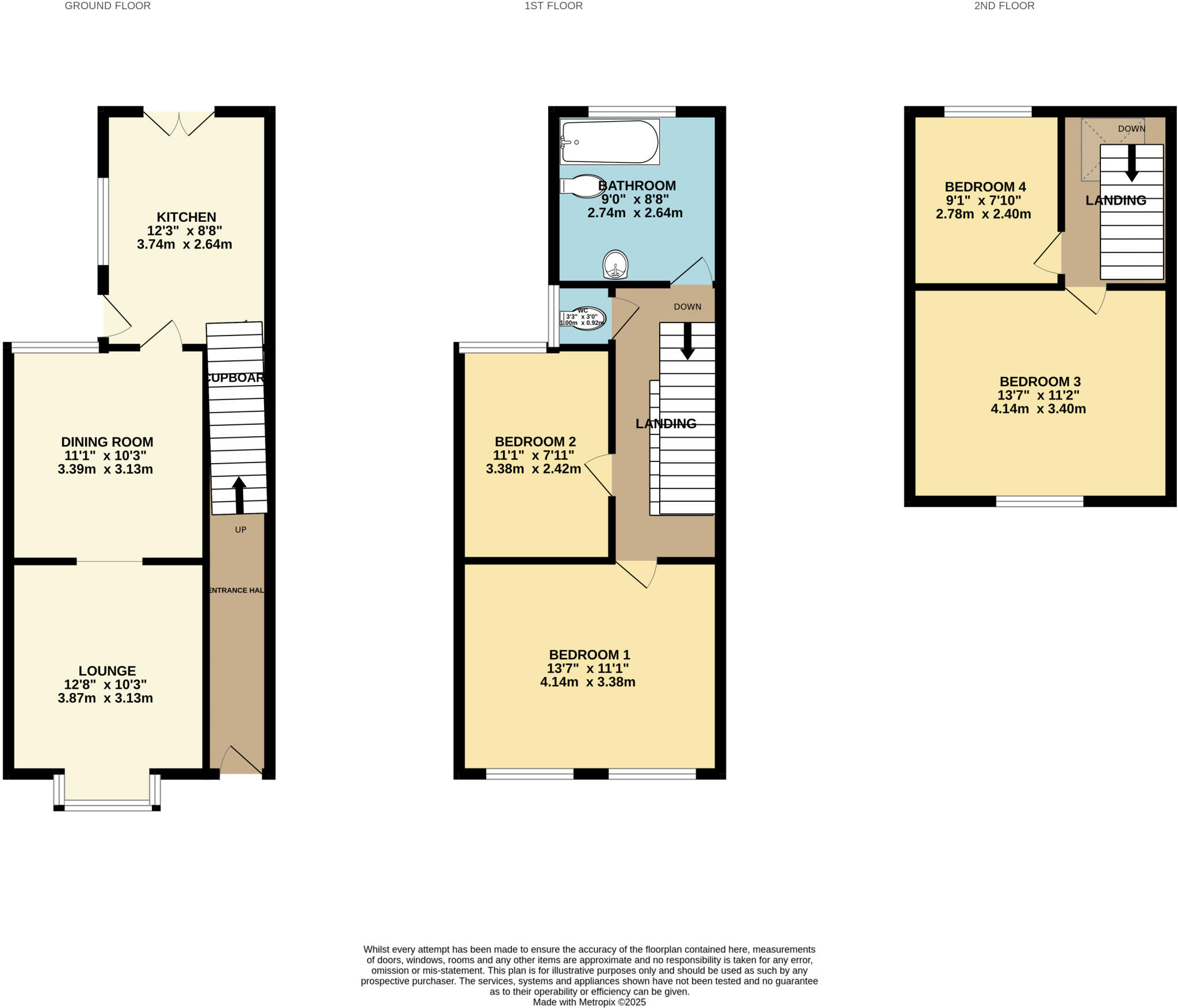 Westmoreland Avenue, Bridlington, East Yorkshire, YO15 floorplan