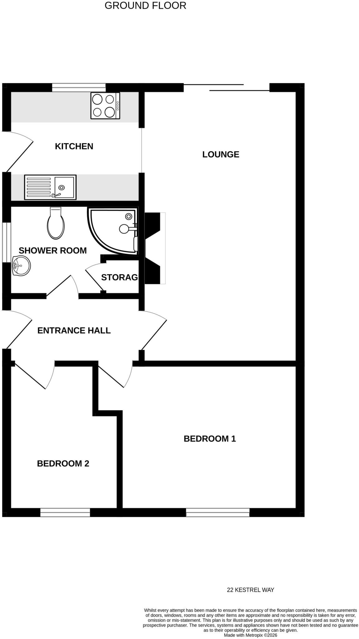 Kestrel Way, Burton-On-Trent, DE15 floorplan