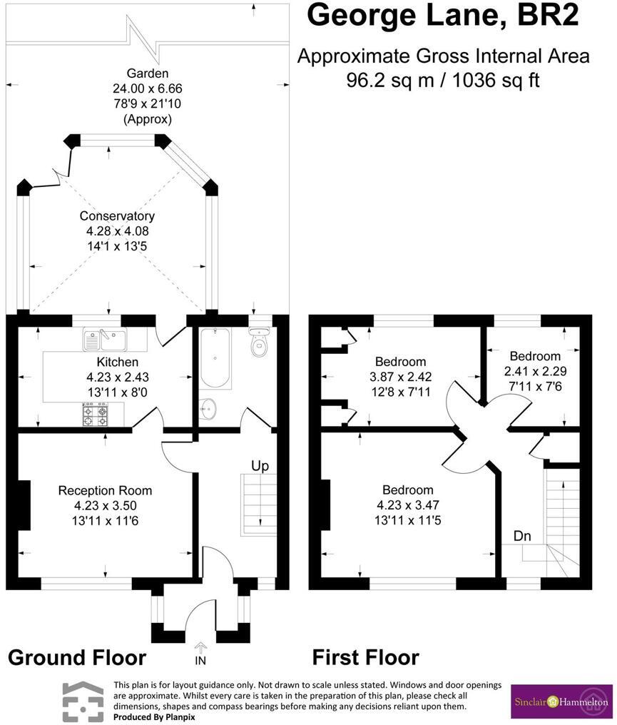 George Lane, Hayes floorplan
