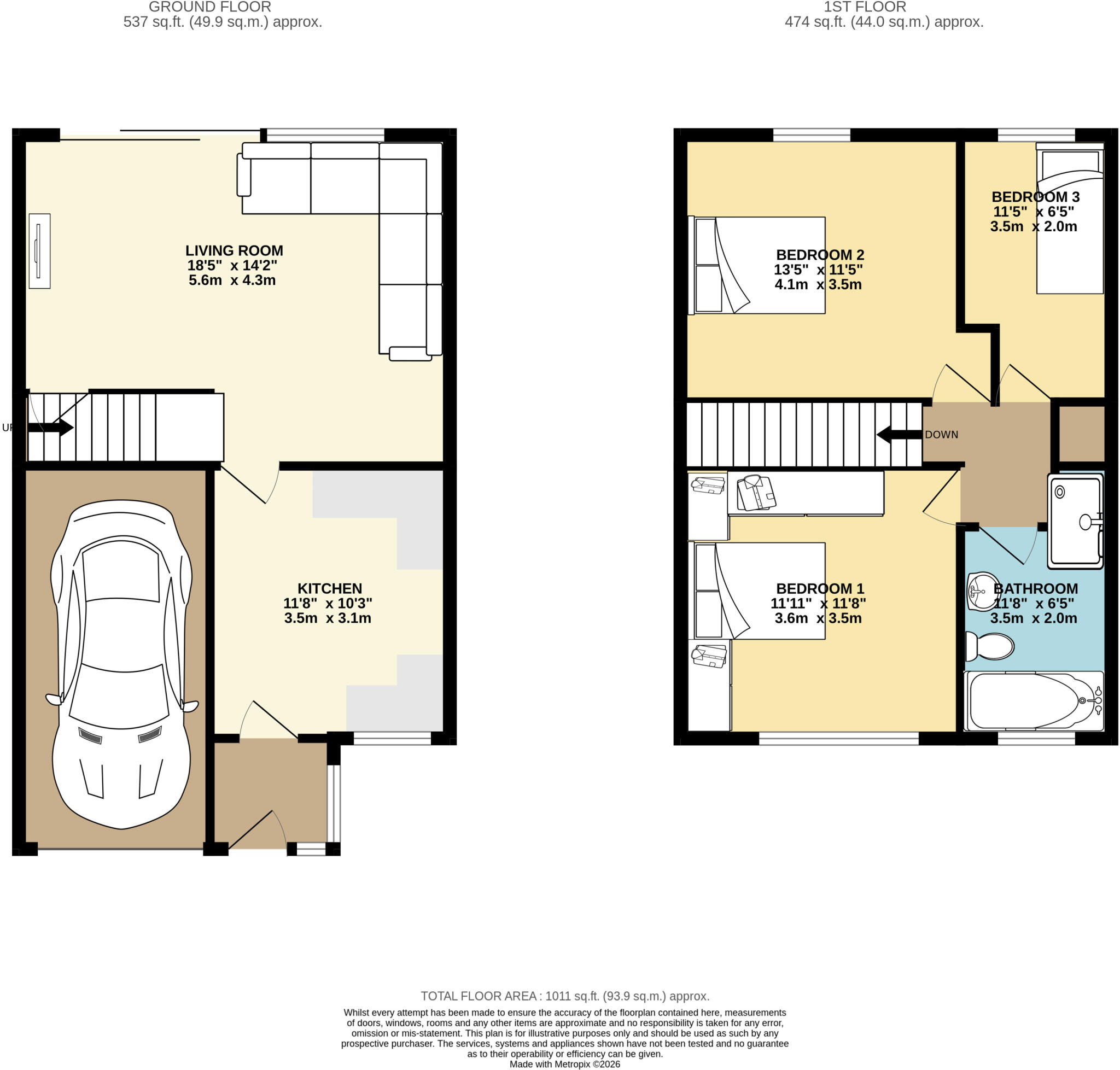 Litton Way, Leeds, West Yorkshire, LS14 floorplan