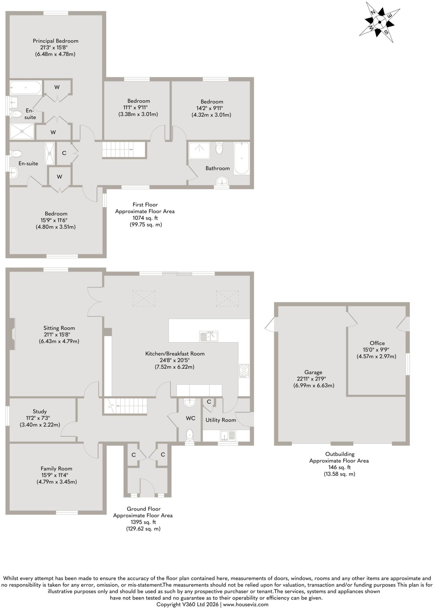 Meticulously Crafted Detached Home in Stoke Holy Cross floorplan