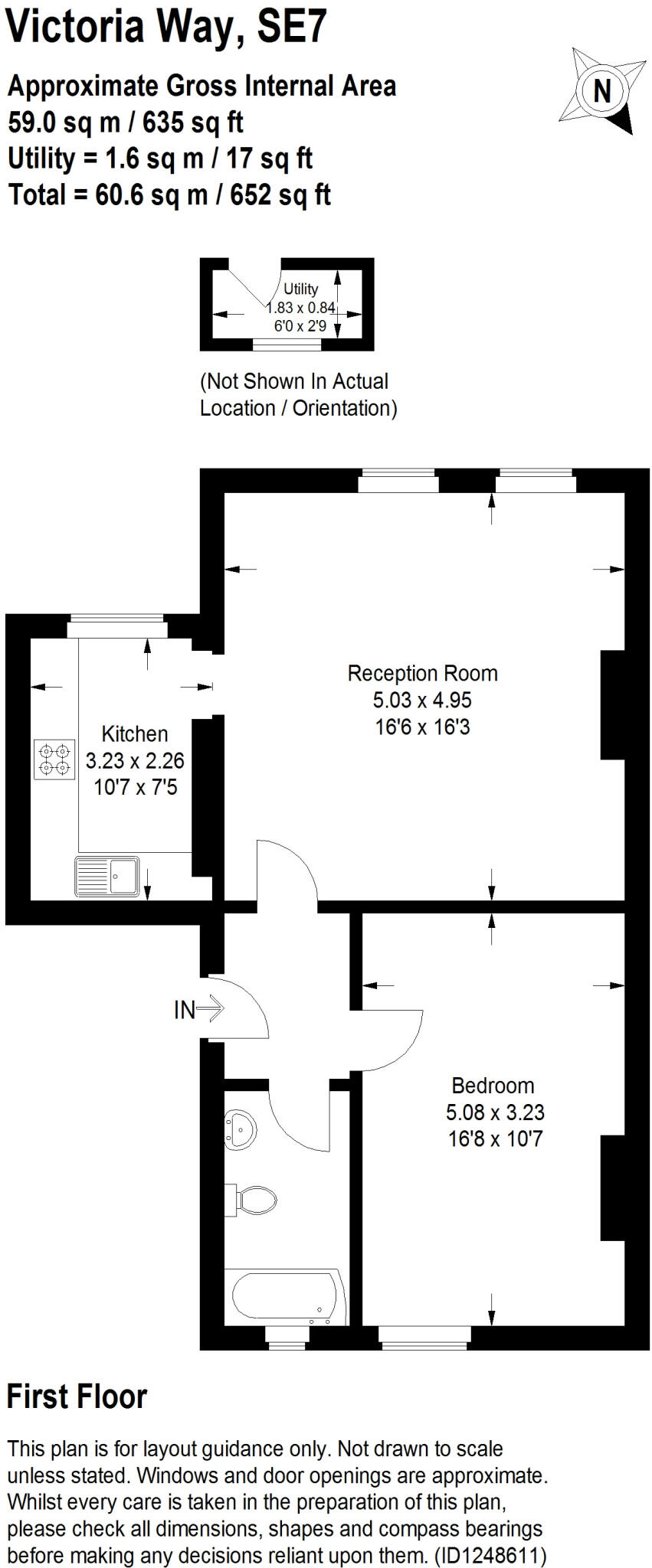 Victoria Way, Charlton, SE7 floorplan