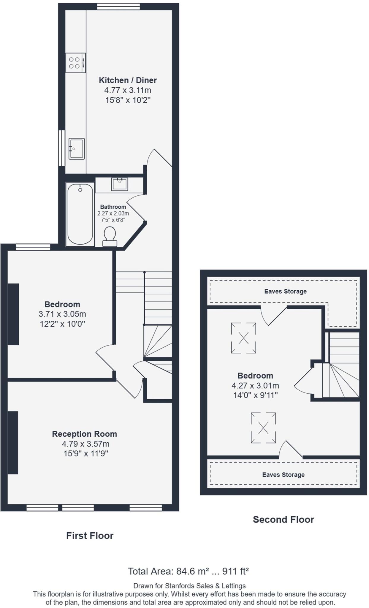 Effingham Road, London, SE12 floorplan
