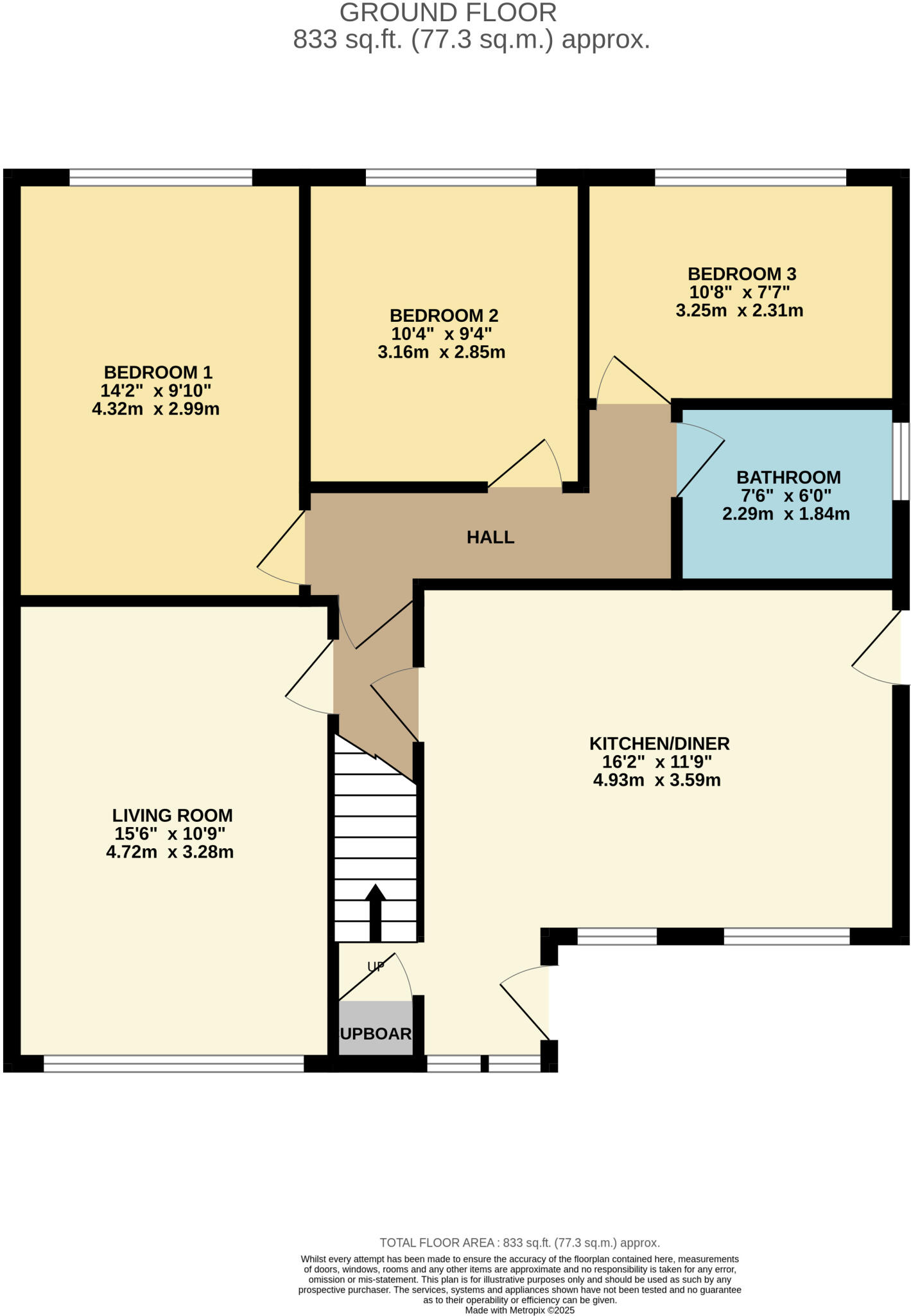 Ravenoak Close, Belper floorplan