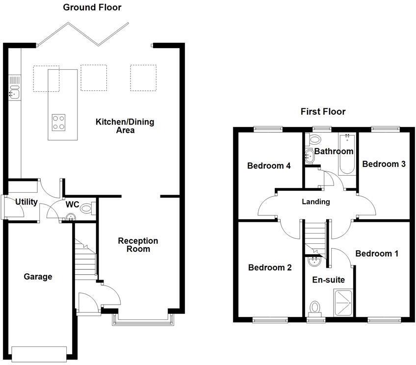 Moorside Drive, Clayton Le Moors, Accrington floorplan