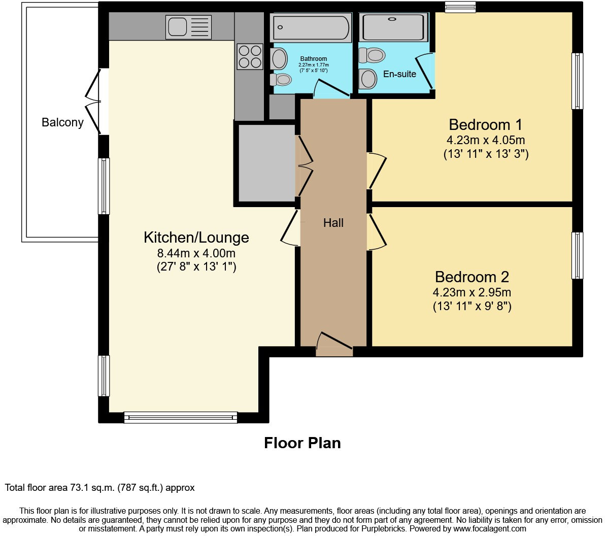 1 Knights Templar Way, Rochester, ME2 floorplan