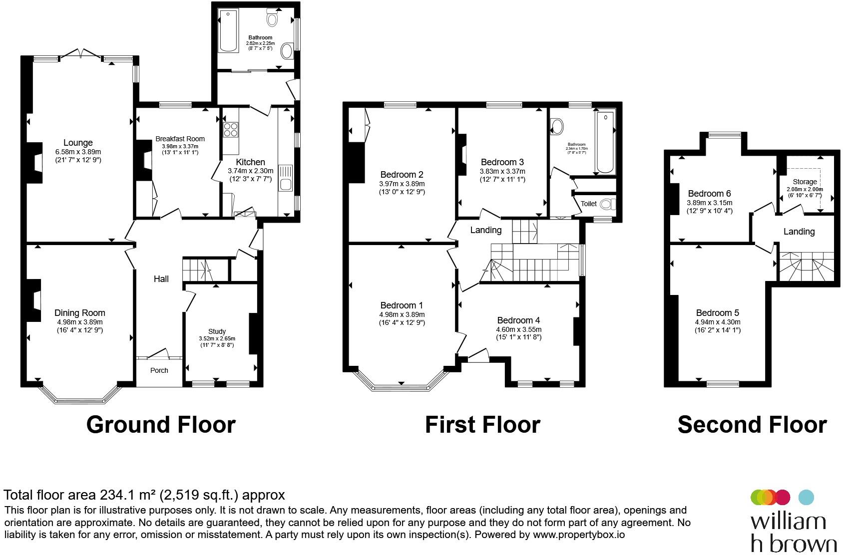 Corton Road, Lowestoft floorplan