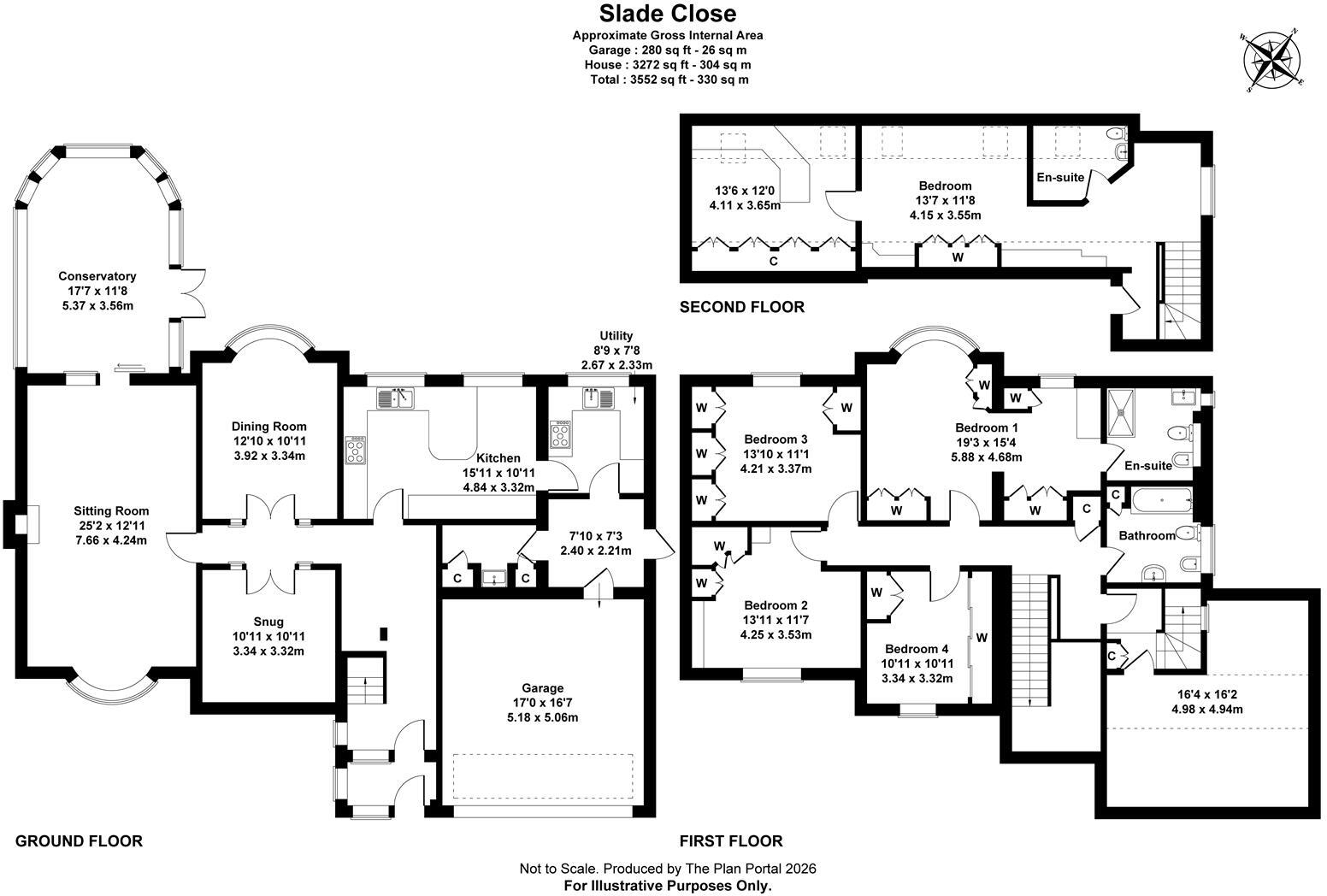 Slade Close, Nuneaton floorplan