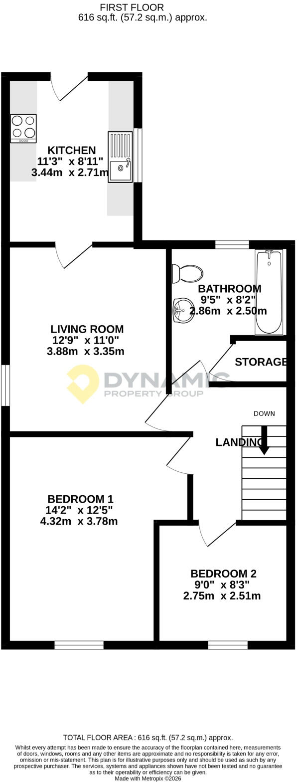 Marshall Wallis Road, South Shields, NE33 floorplan