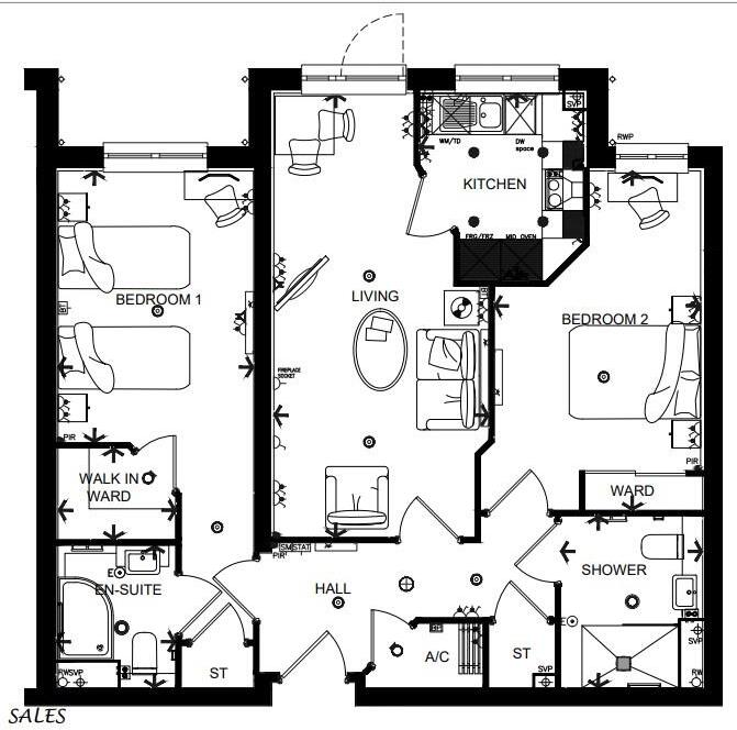 Sanderson Lodge, Selsdon floorplan
