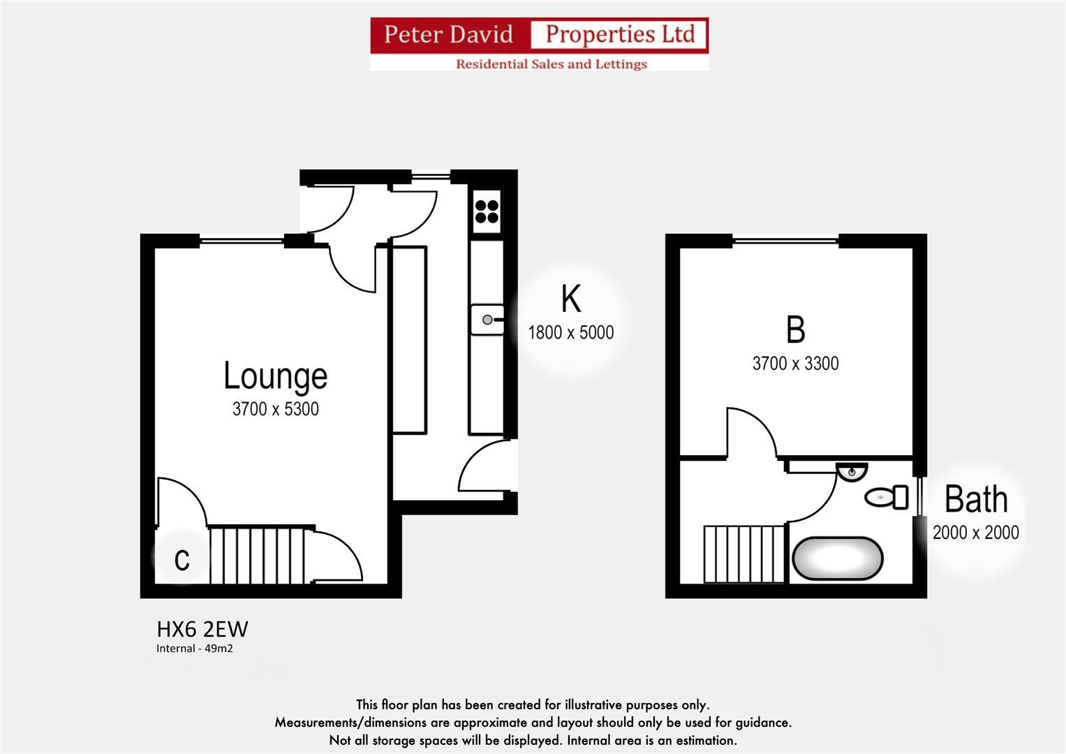 Tuel Lane, Sowerby Bridge floorplan