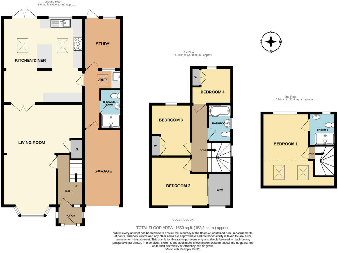 Sunnyside Gardens, Upminster, Essex floorplan