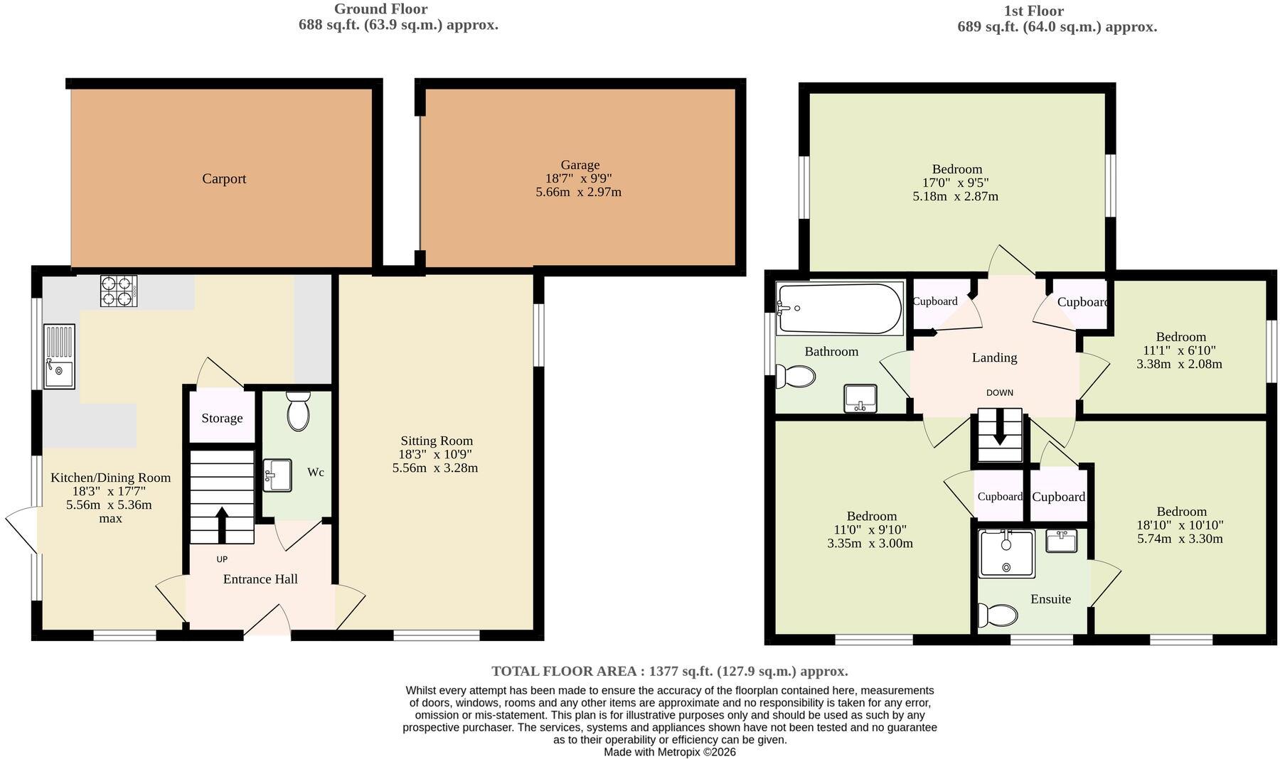 Cozens-Wiley Road, Little Plumstead floorplan