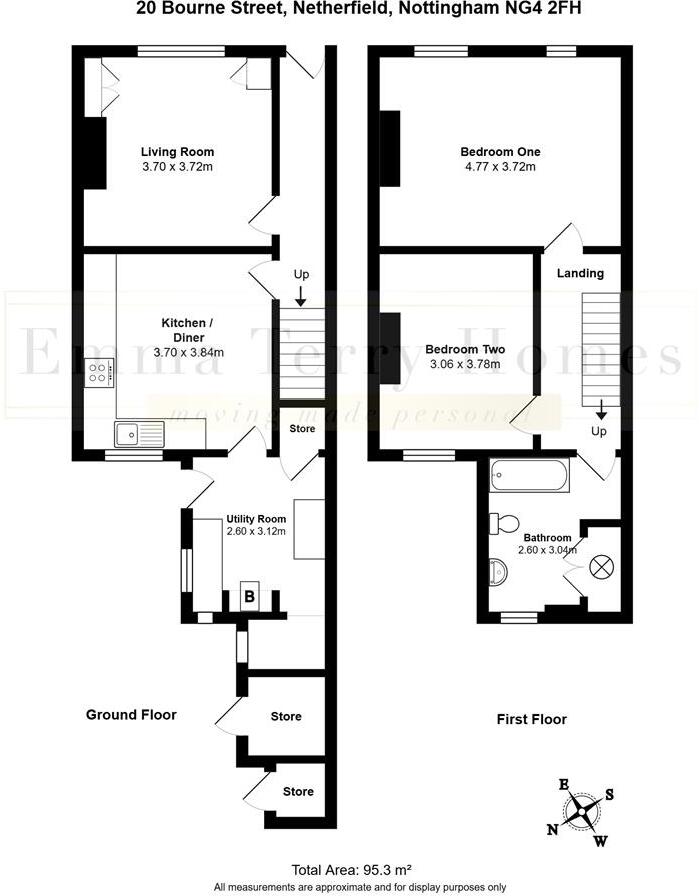 Bourne Street, Netherfield, Nottingham floorplan
