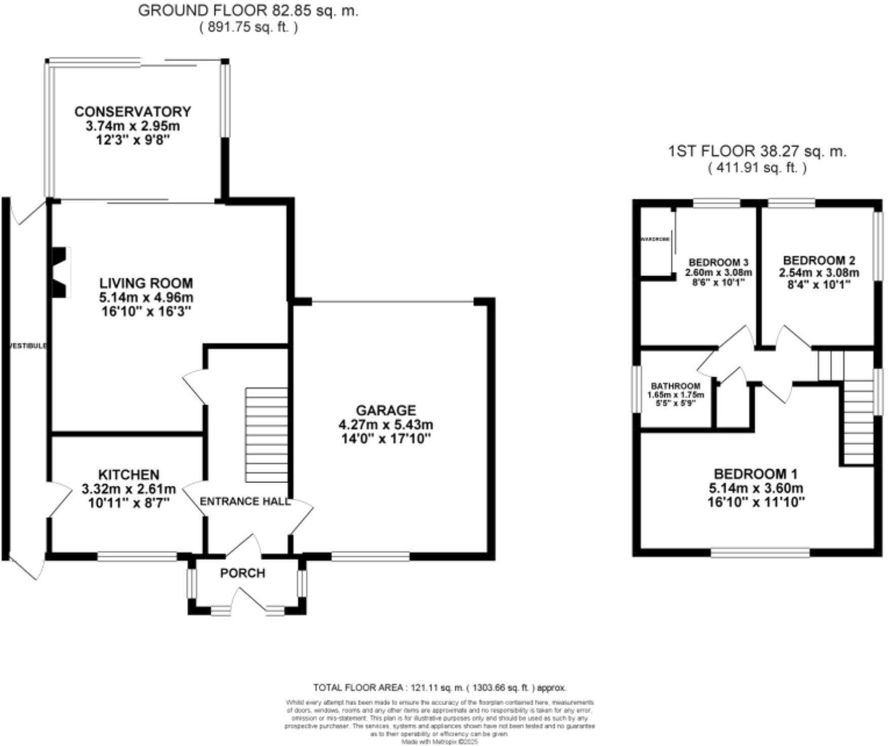 3, Corner Ways, Derrington, ST18 floorplan
