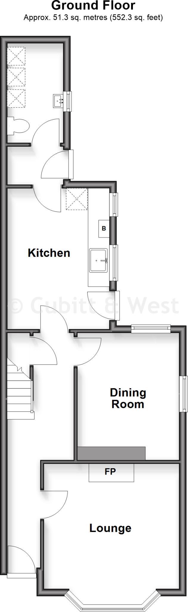 Hurtis Hill, Crowborough, East Sussex floorplan