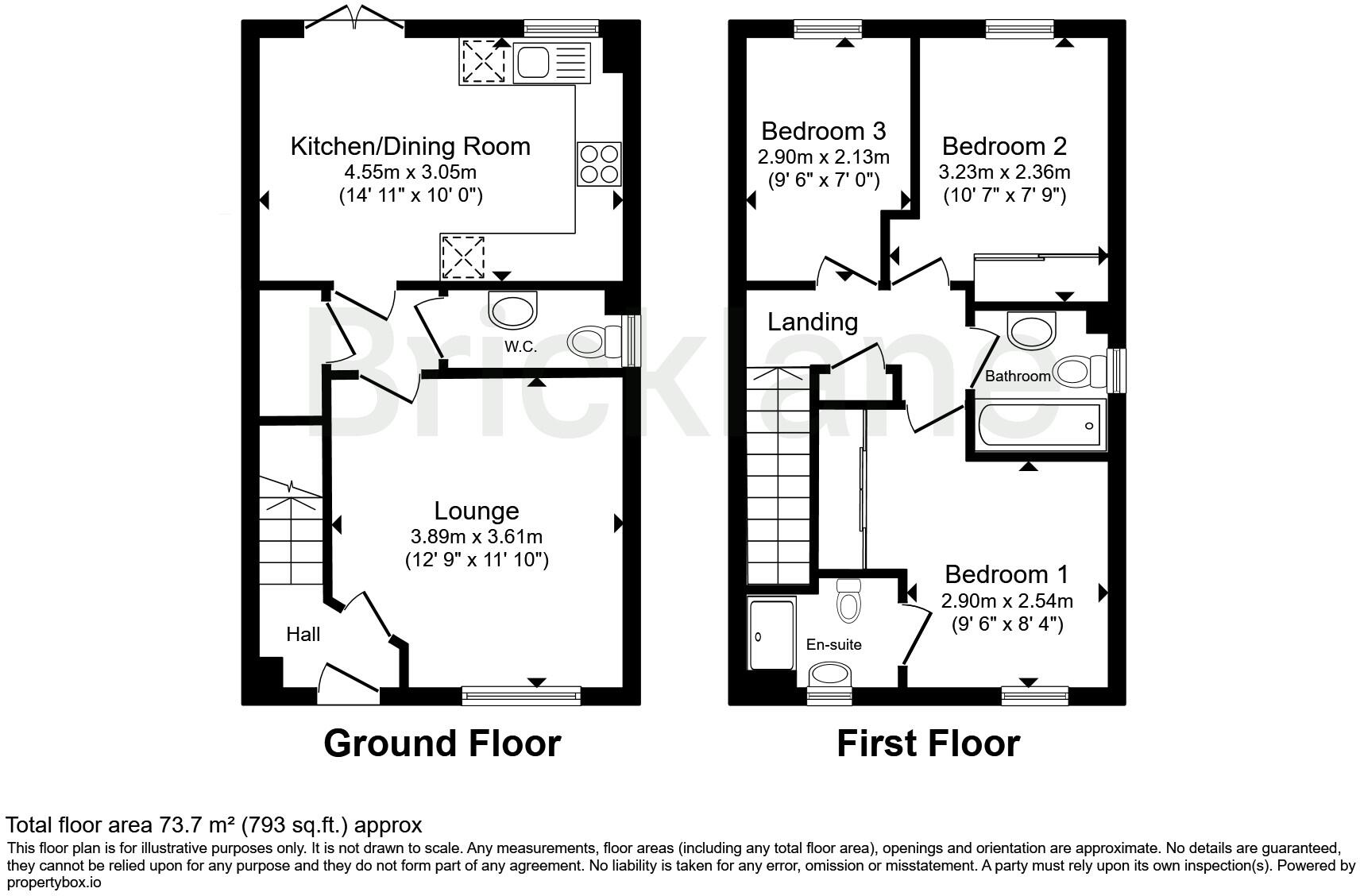 Tangmere Road, Hailsham floorplan