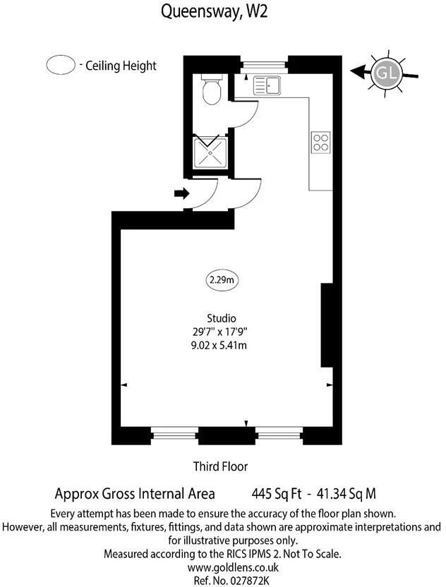 Queensway, Bayswater floorplan