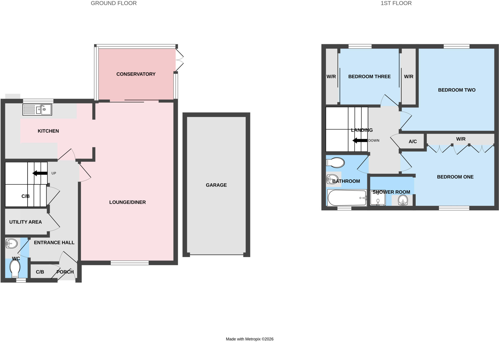 Halifax Drive, Leegomery, Telford, Shropshire, TF1 floorplan
