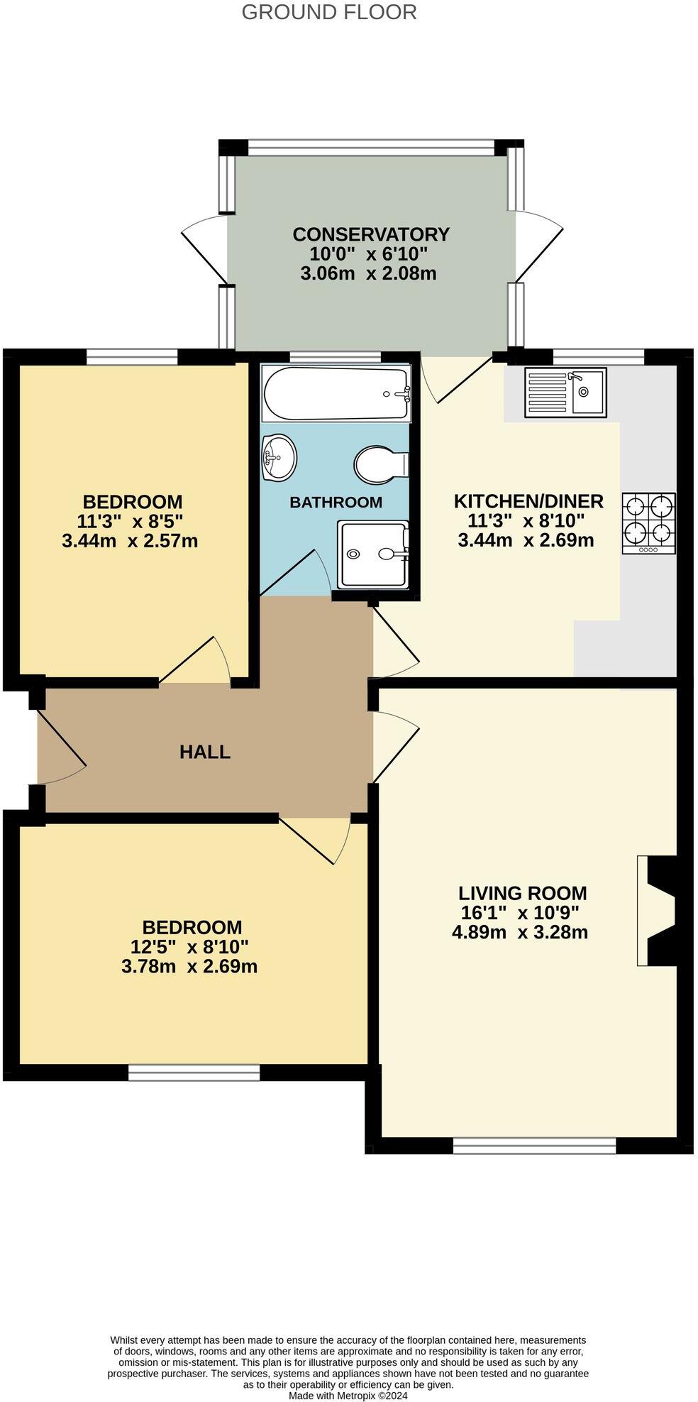 Blenheim Road, Street, BA16 floorplan