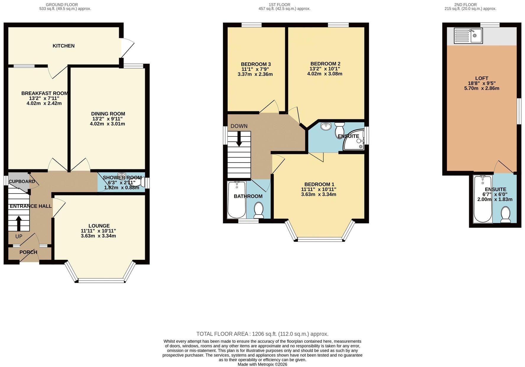 Wheaton Road, Bournemouth, BH7 floorplan