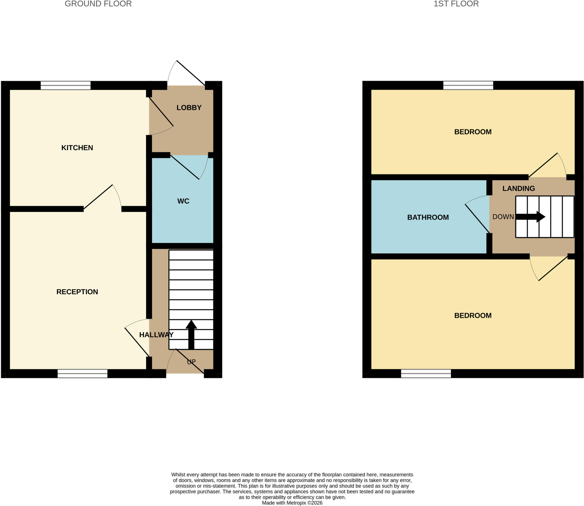 6A Eastfield Drive, South Normanton, Alfreton, Derbyshire DE55 2HG floorplan