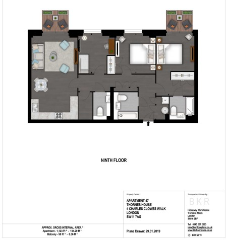 Charles Clowes Walk, London, SW11 floorplan