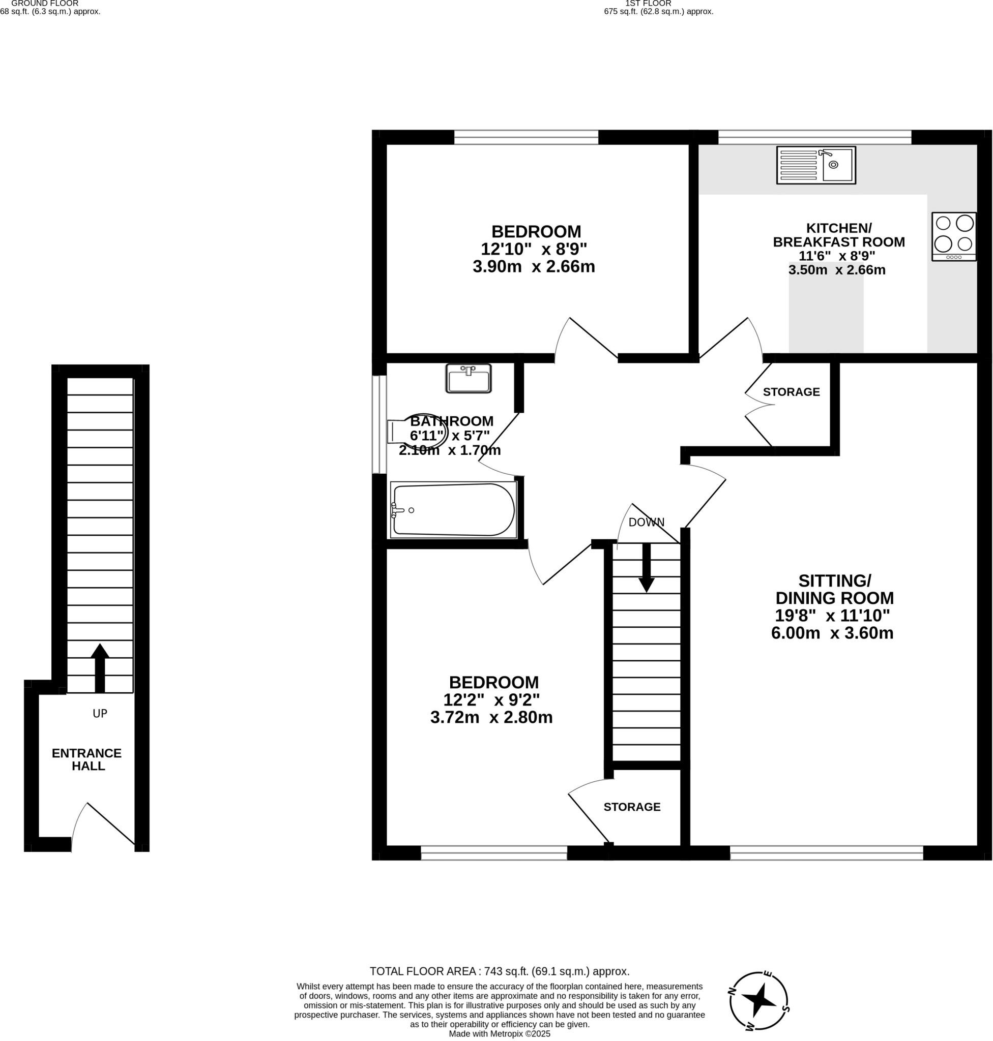 Beresford Road, St. Albans, Hertfordshire, AL1 floorplan